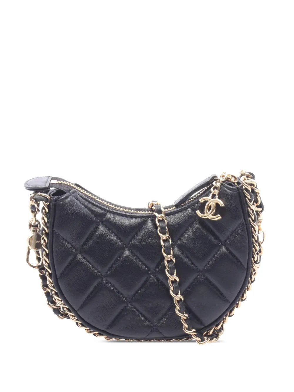 2021-2026 Small Quilted Lambskin Chain Around hobo bag