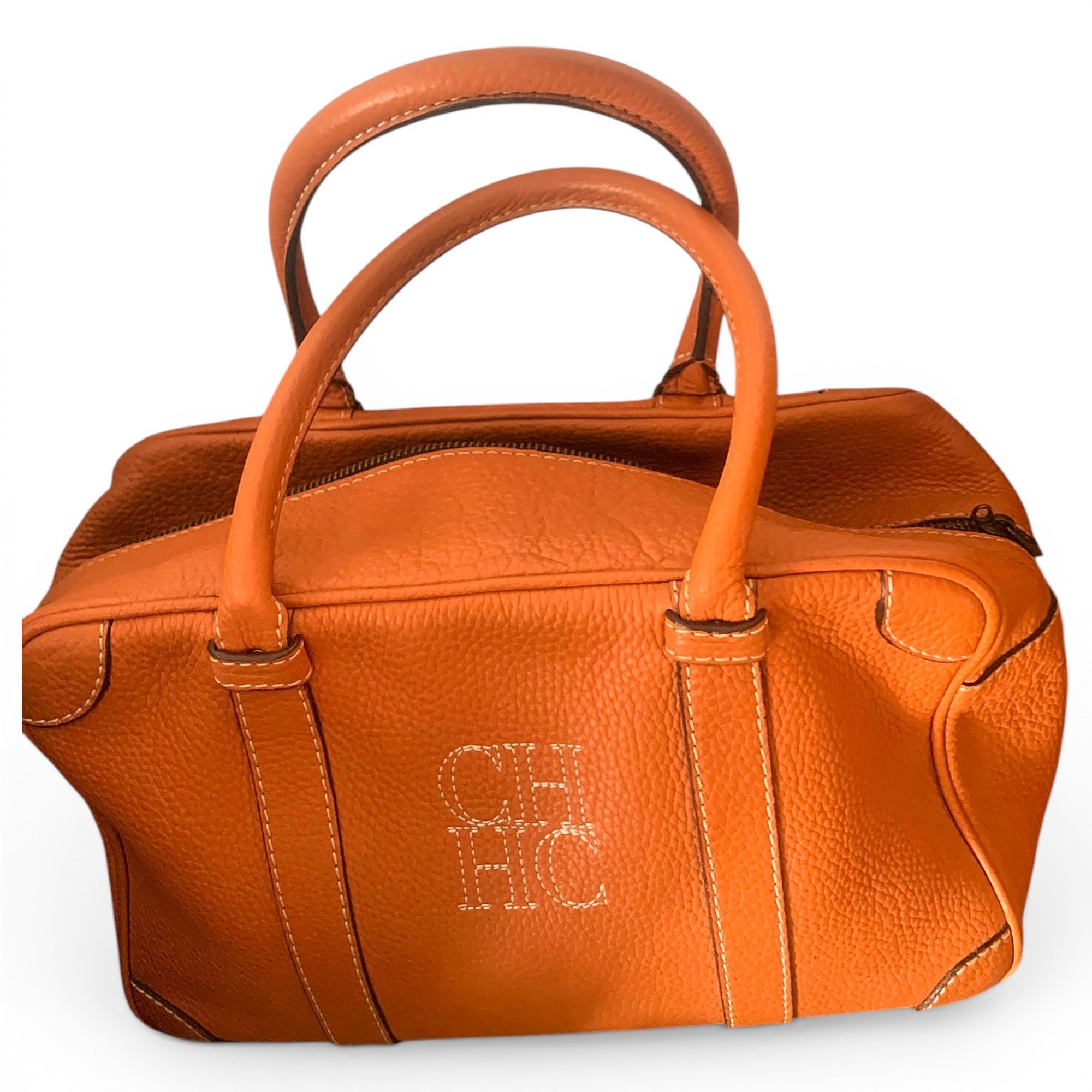 Leather handbag