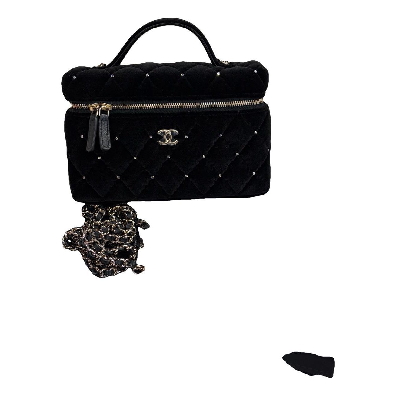 Velvet handbag