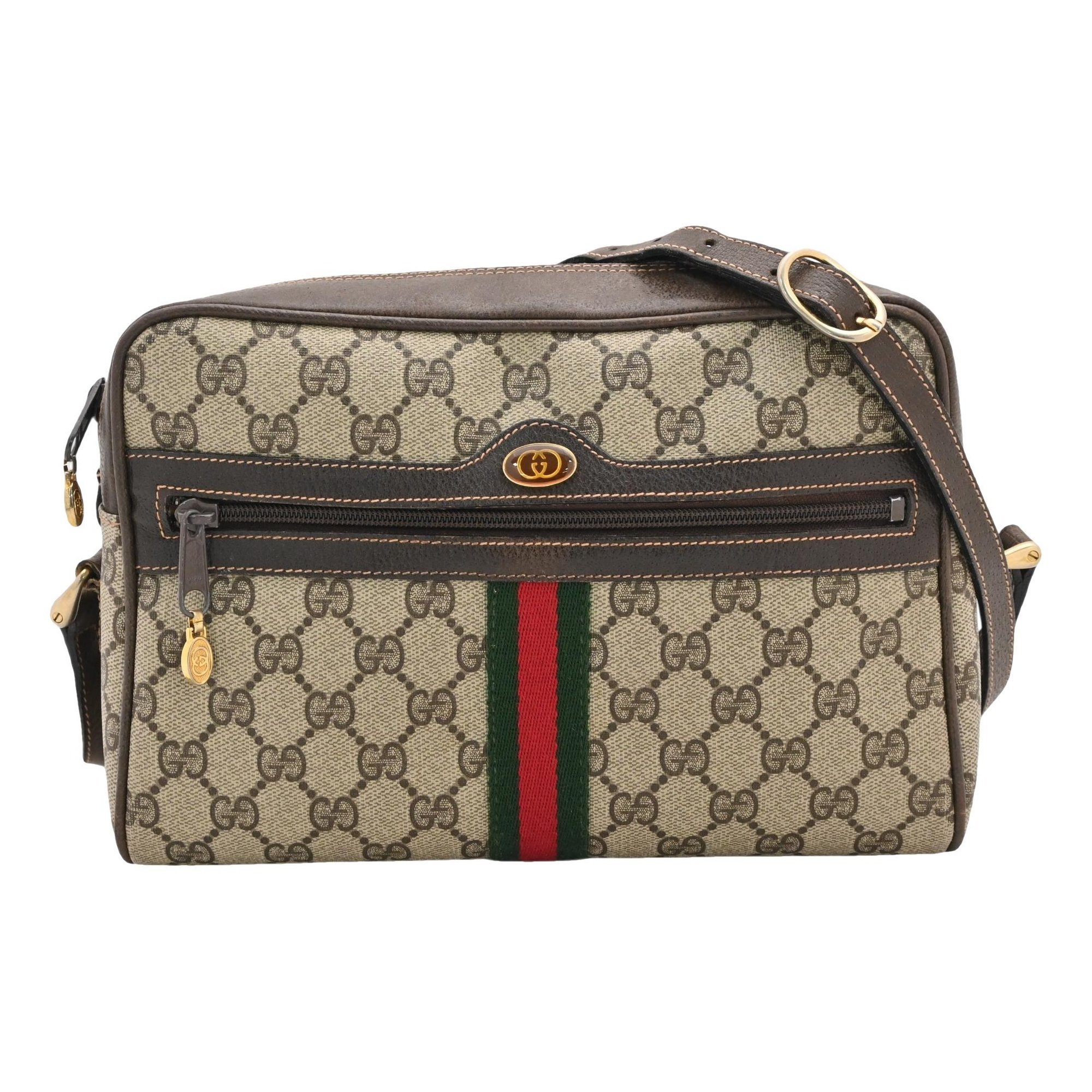Ophidia GG Supreme leather handbag