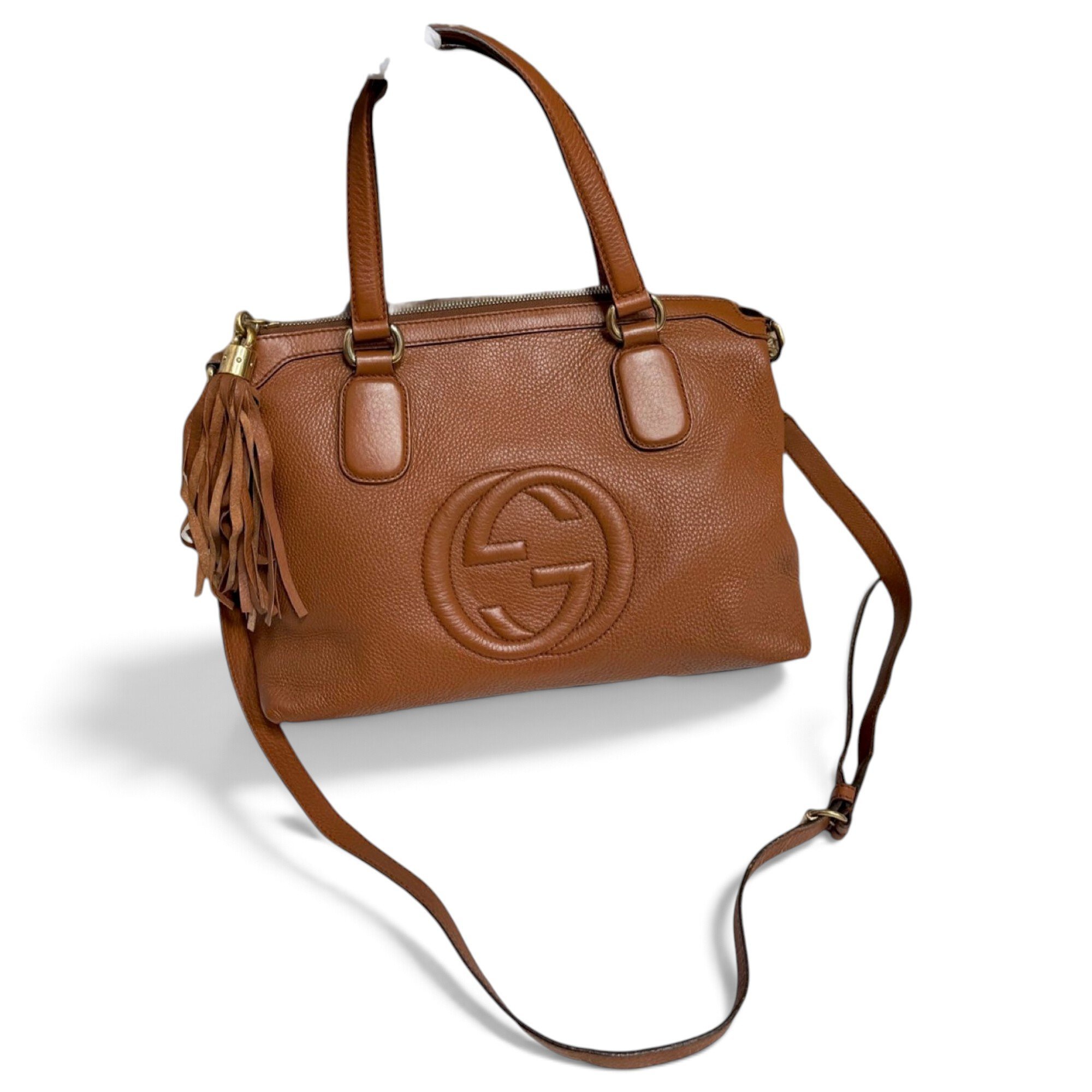 Leather handbag
