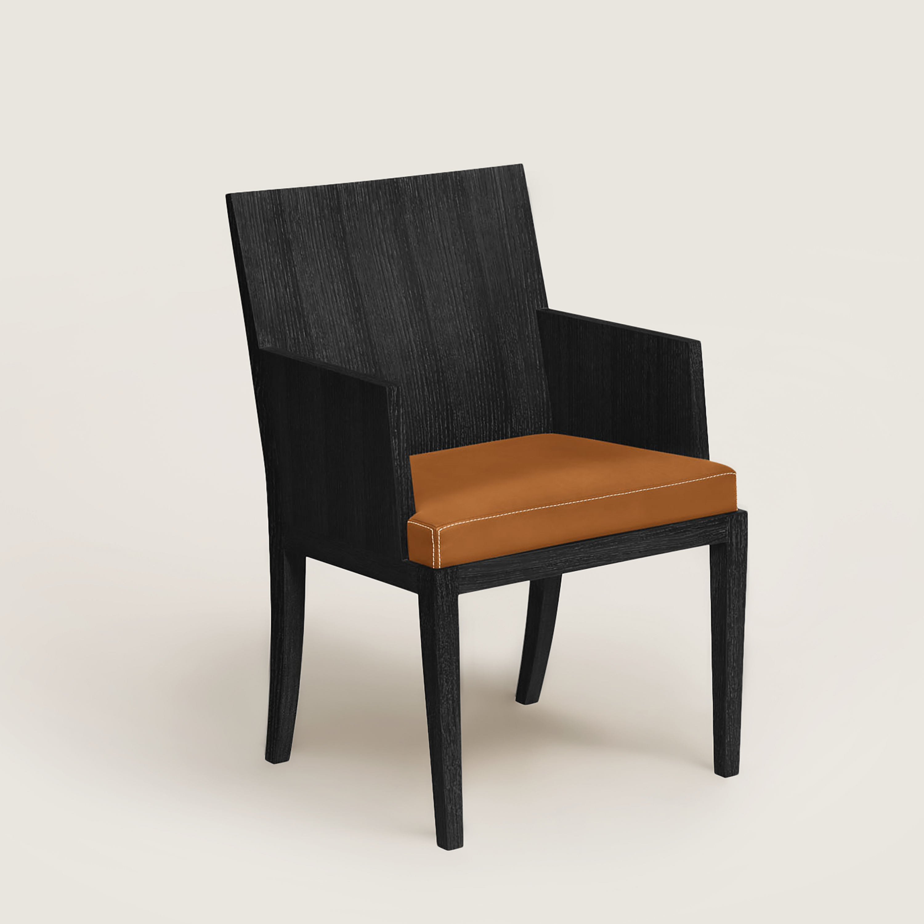 Chaise à accoudoirs Rééditions J.-M. Frank par Hermès