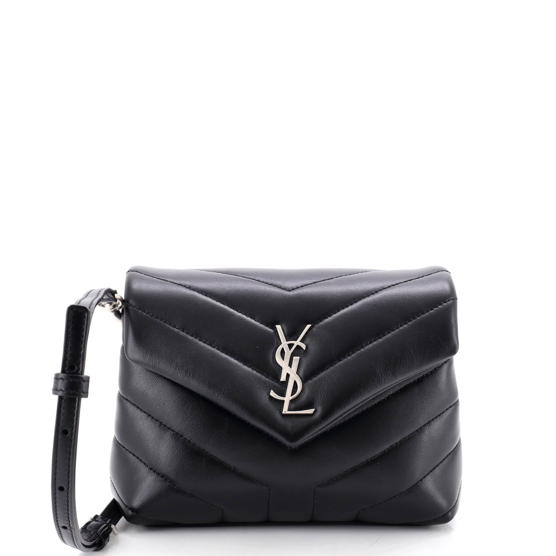 Loulou Shoulder Bag Matelasse Chevron Leather Toy