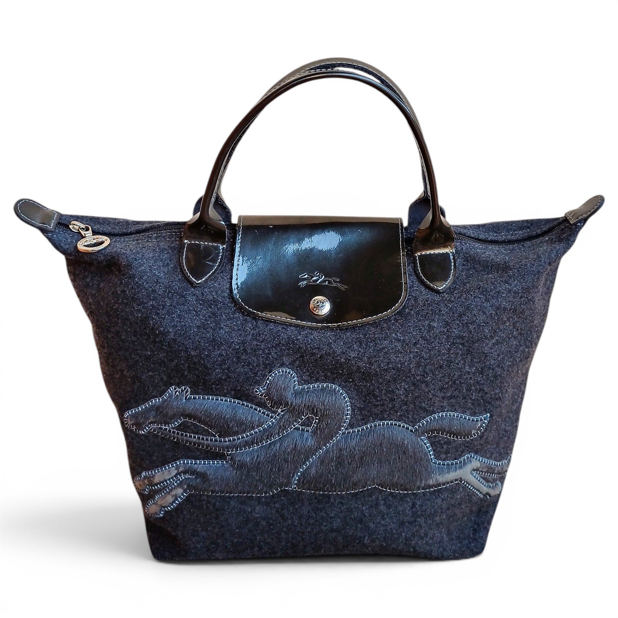 Pliage tweed tote