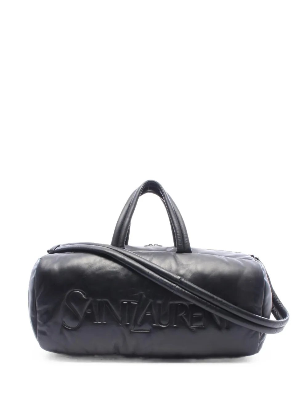2010s logo puffer Boston bag