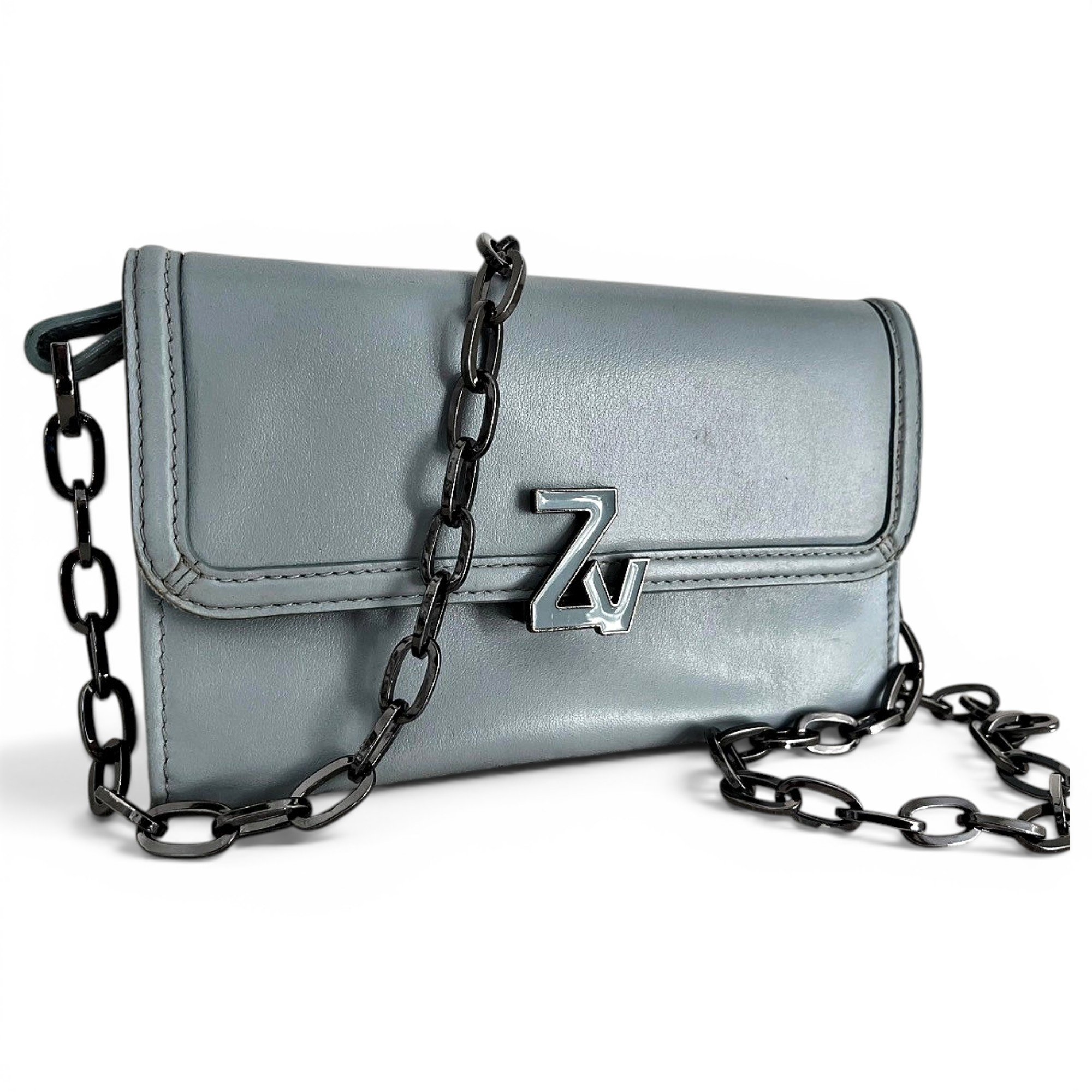 Rock leather crossbody bag