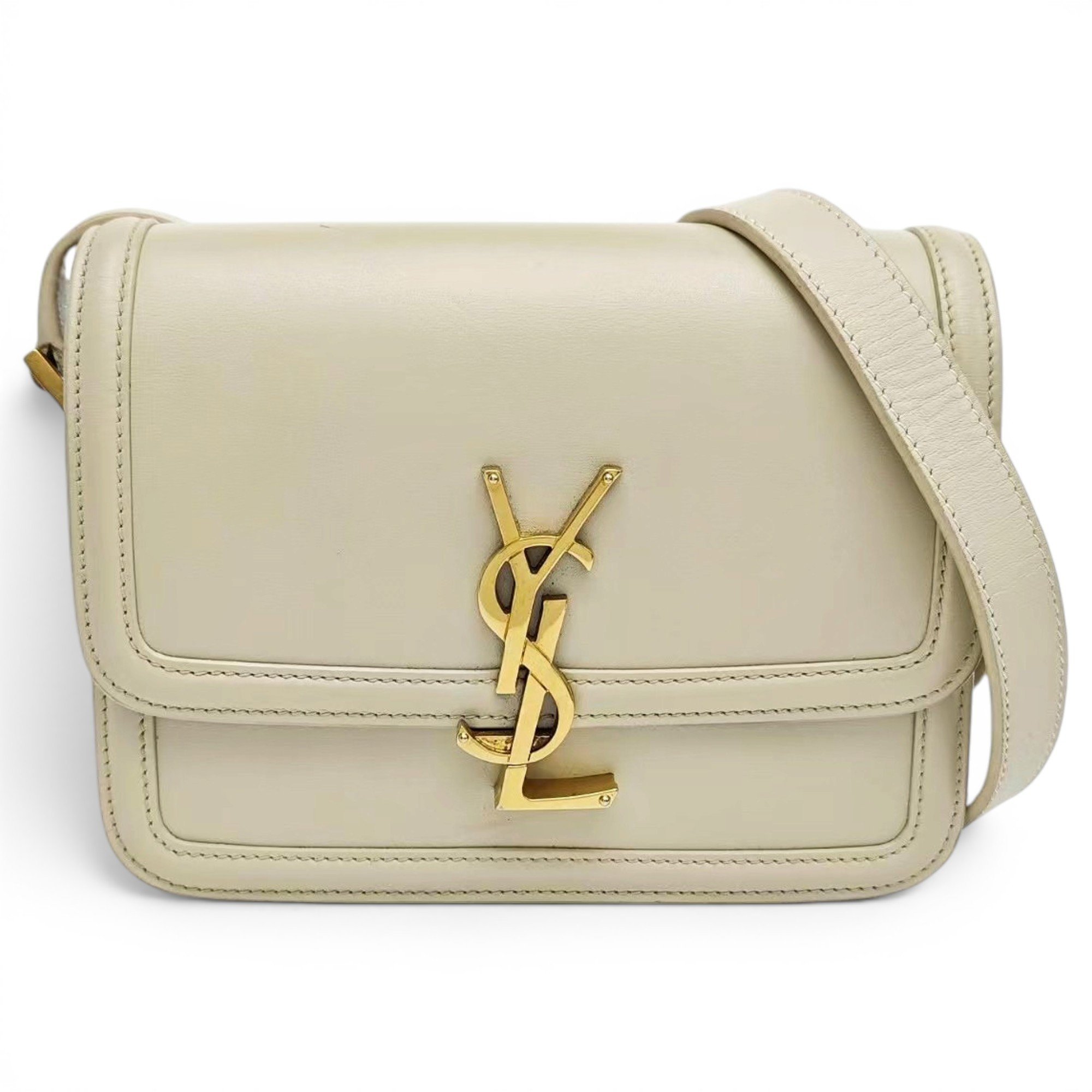 Solférino leather handbag