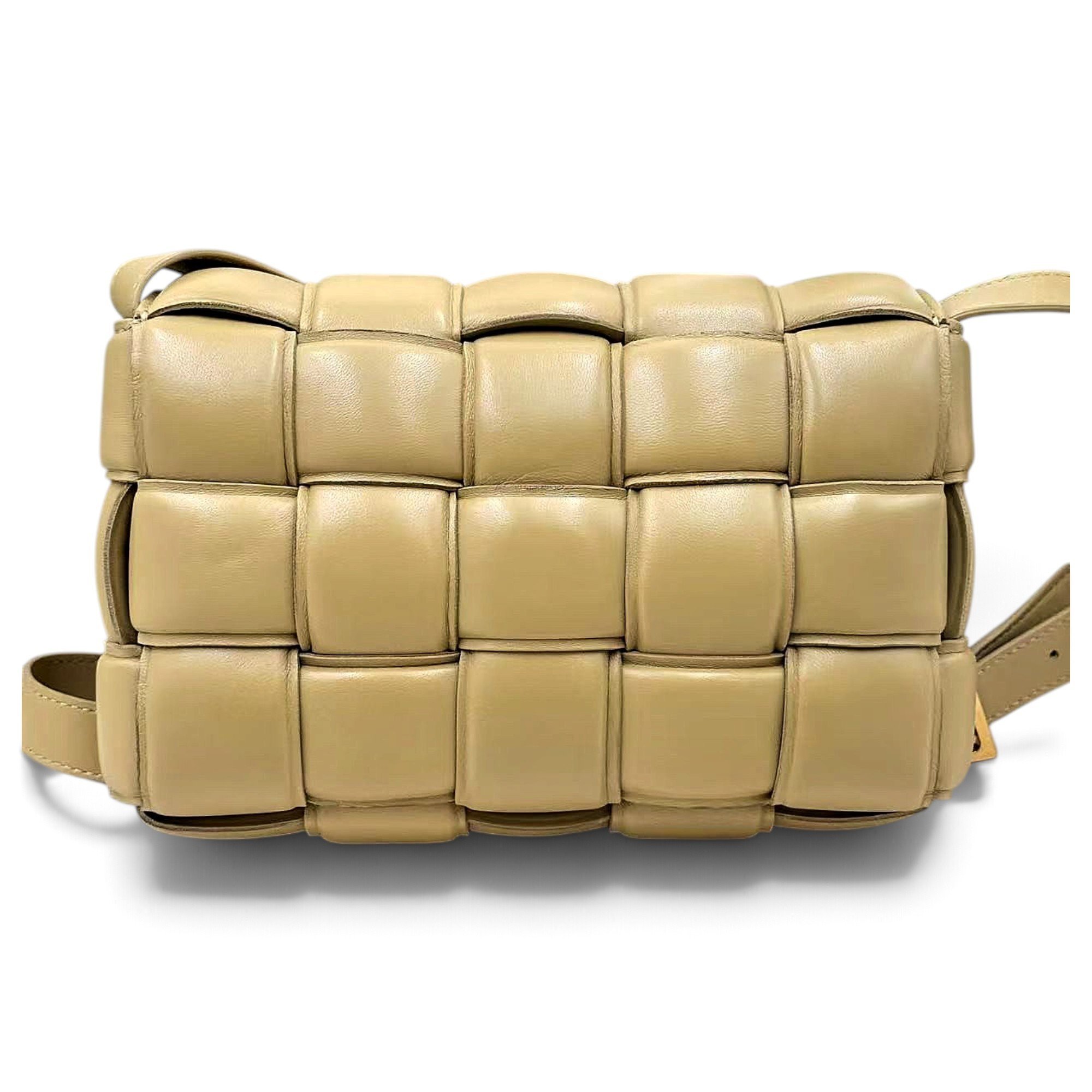 Cassette Padded leather handbag