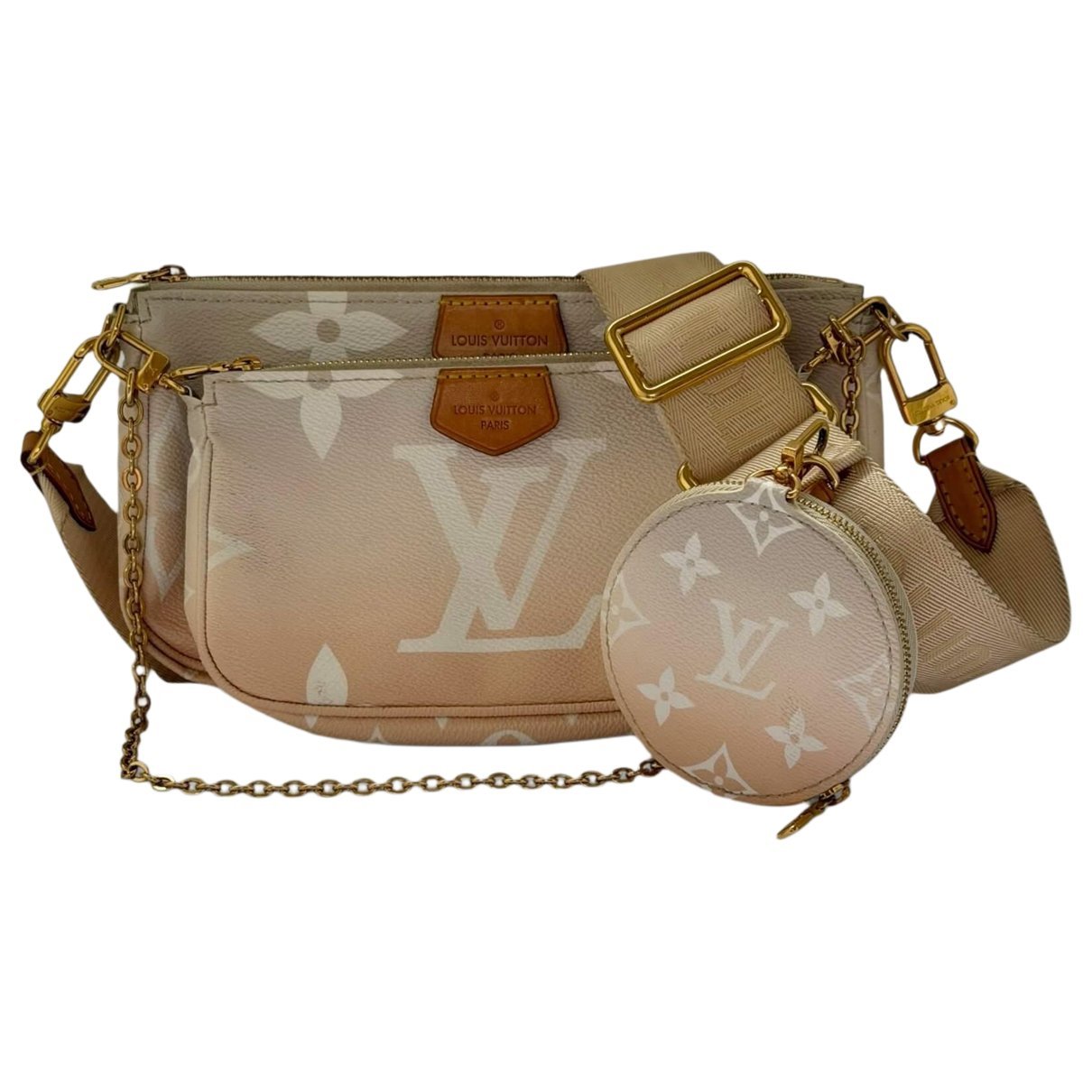 Multi Pochette Accessoires vinyl crossbody bag