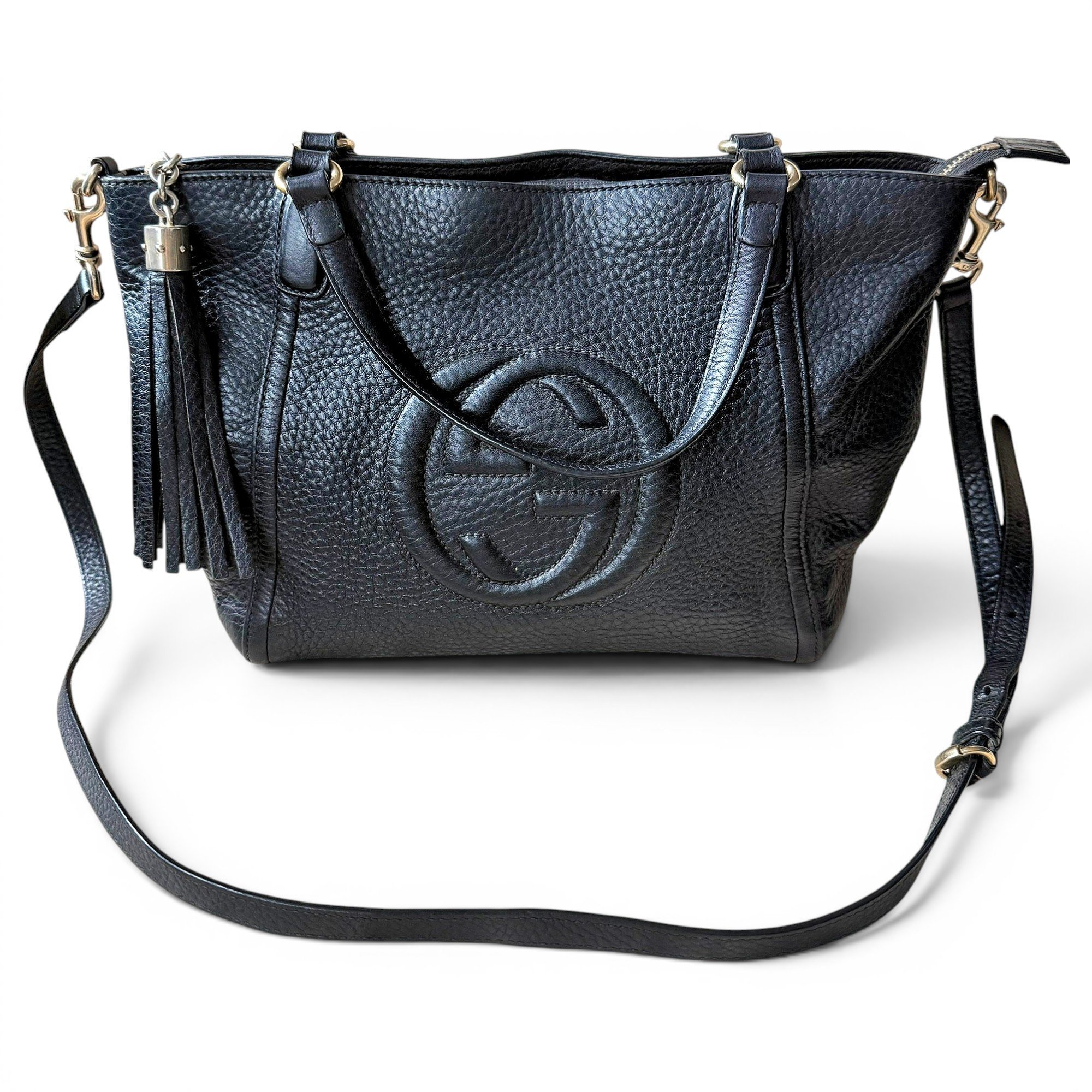 Soho Top Handle leather handbag