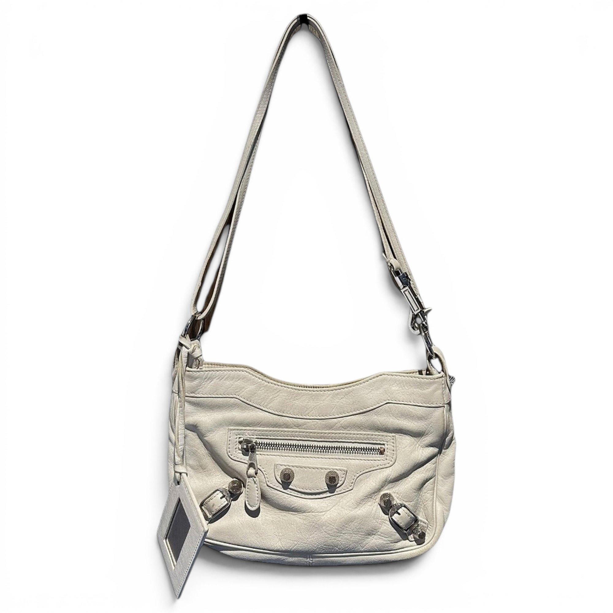 City leather crossbody bag