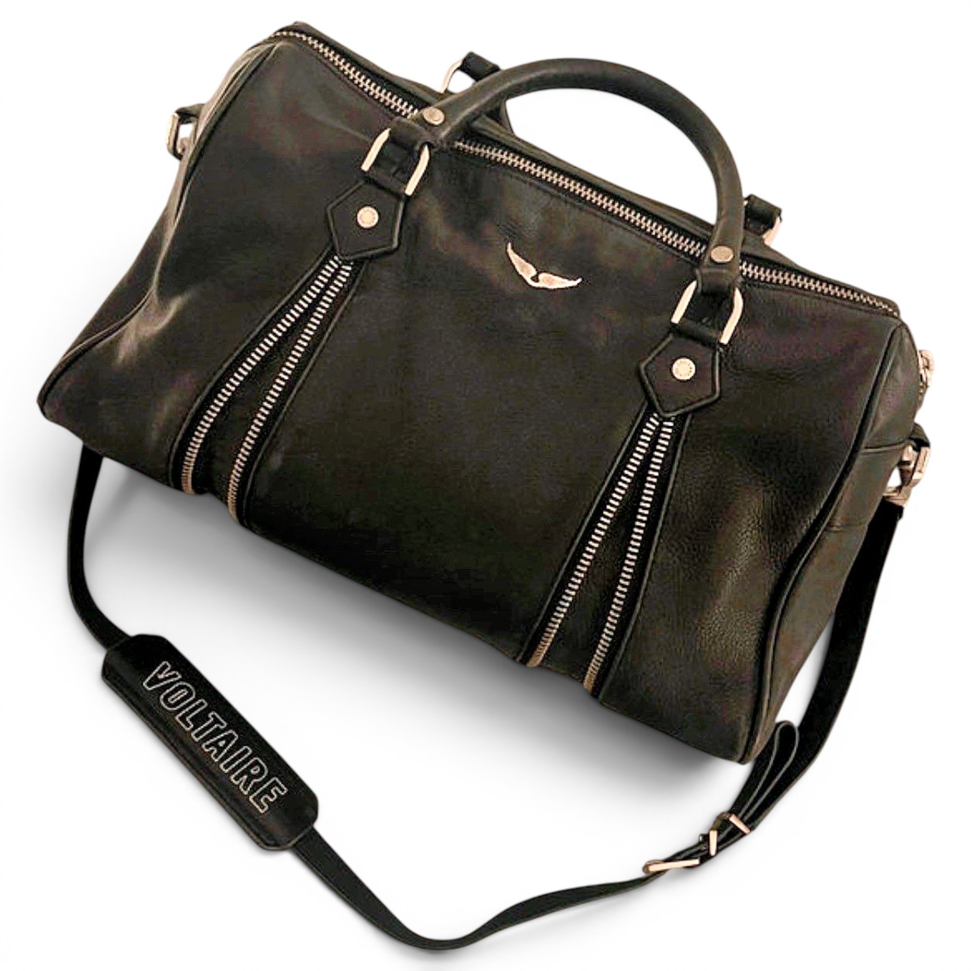 Leather handbag