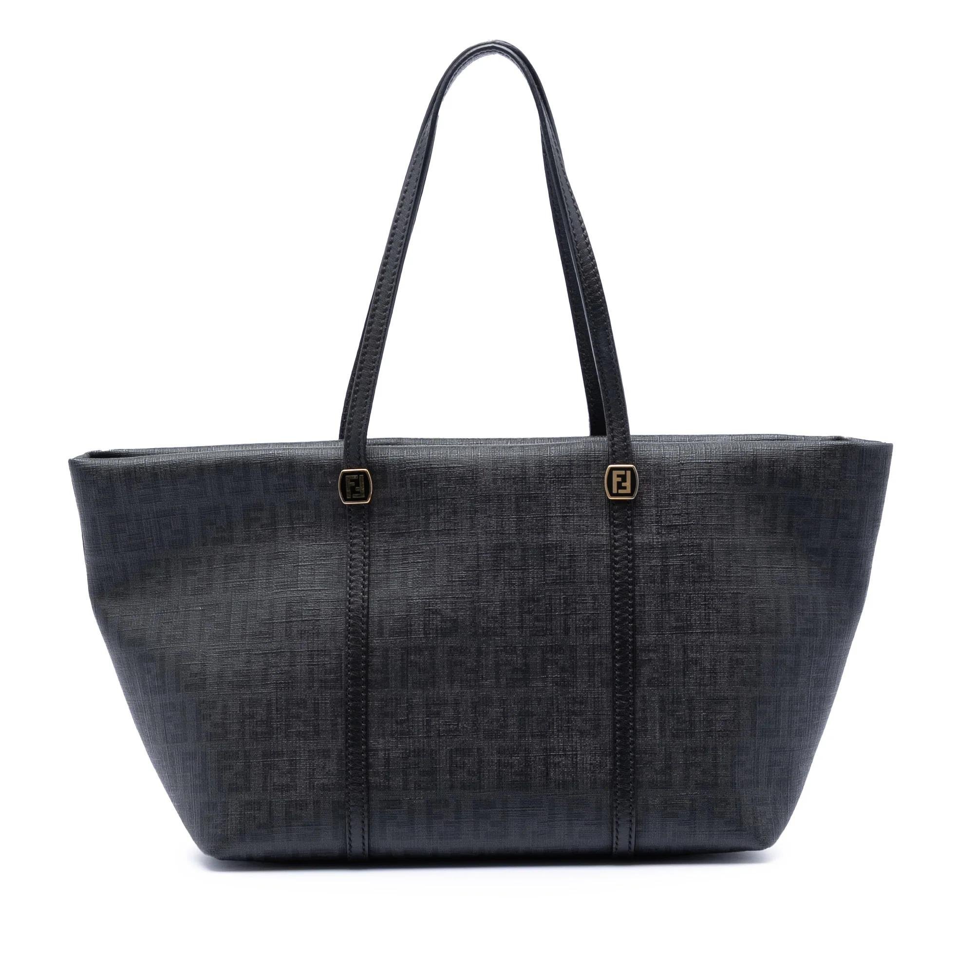 Pocket leather tote