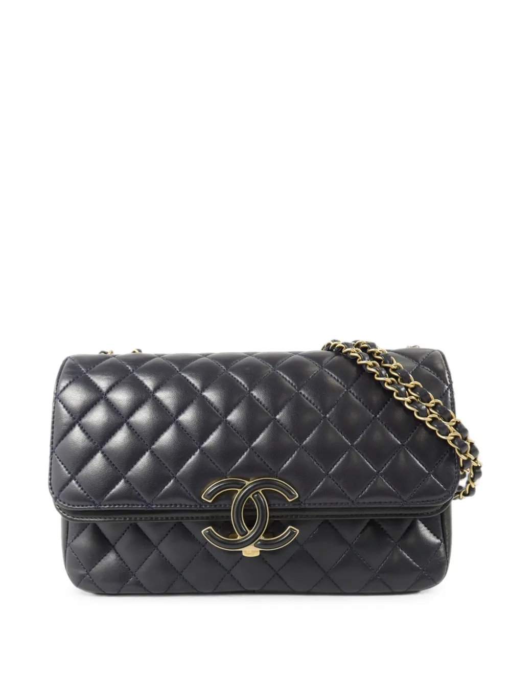 CC Logo flap shoulder bag