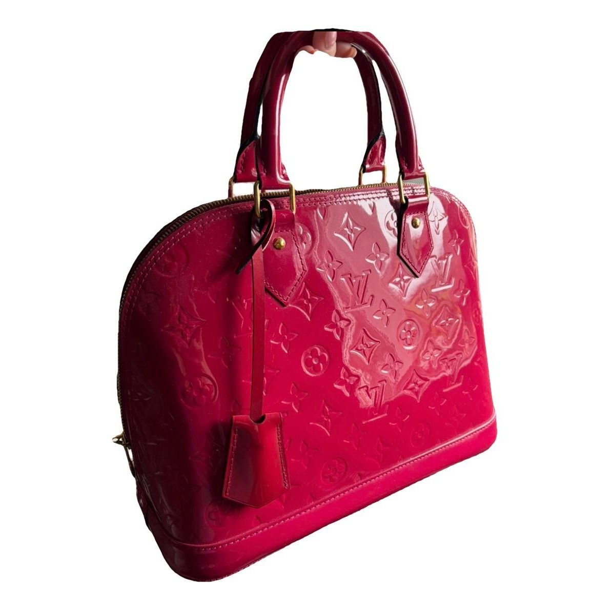 Alma patent leather handbag