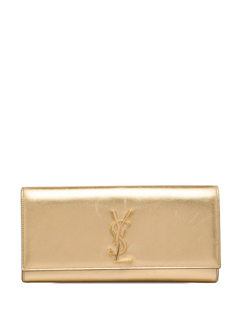 2014 Metallic Calfskin Cassandre clutch bag