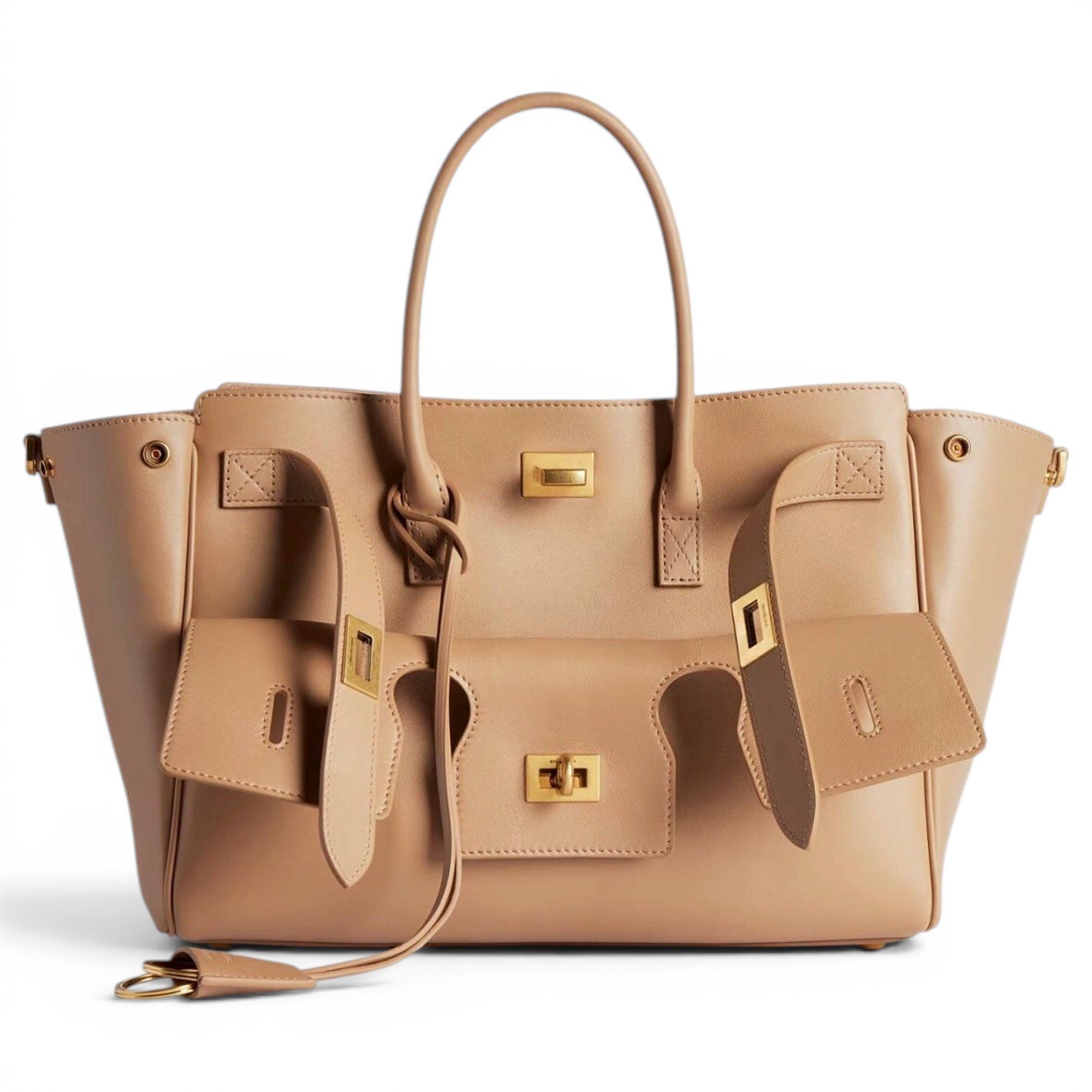 Leather tote