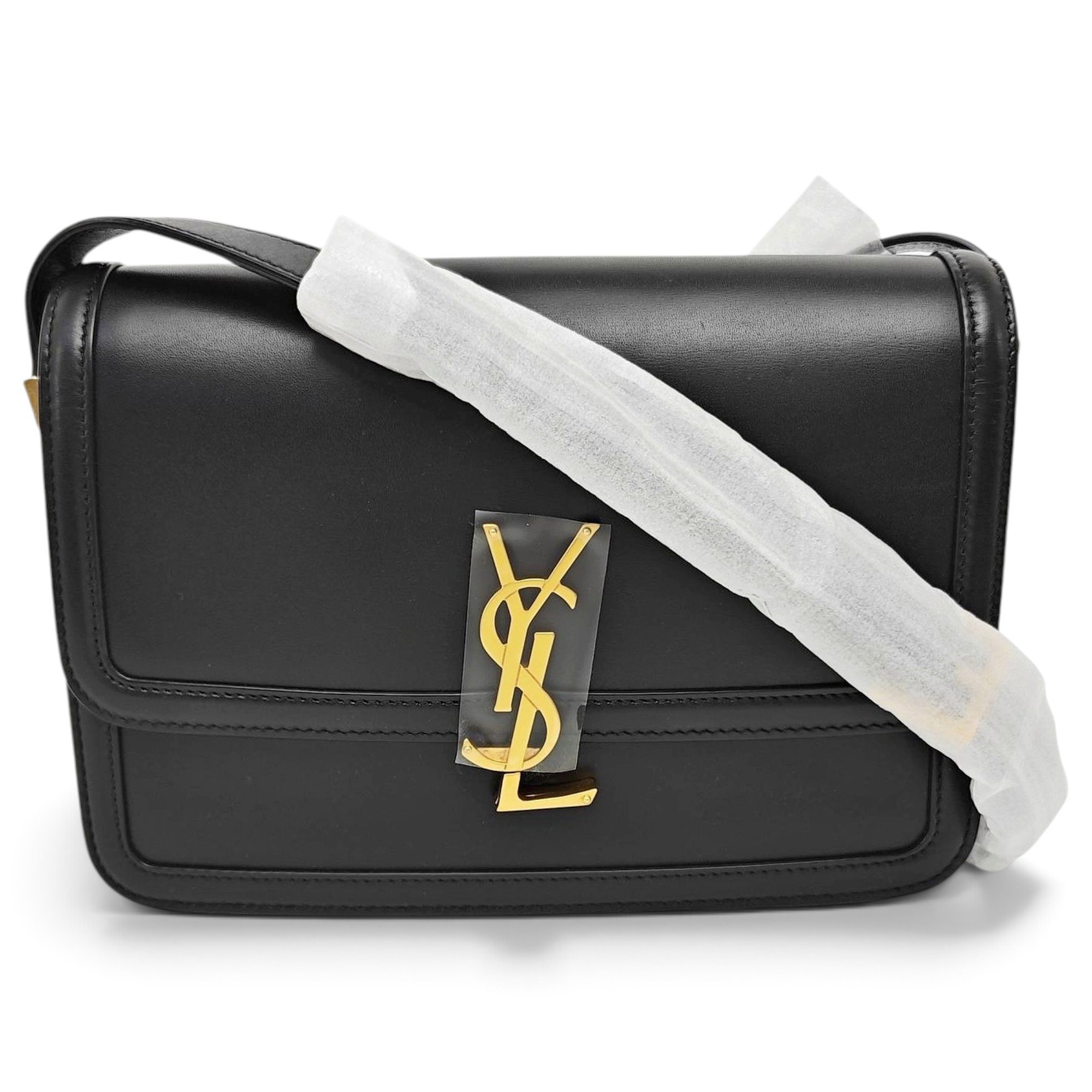 Solférino leather handbag