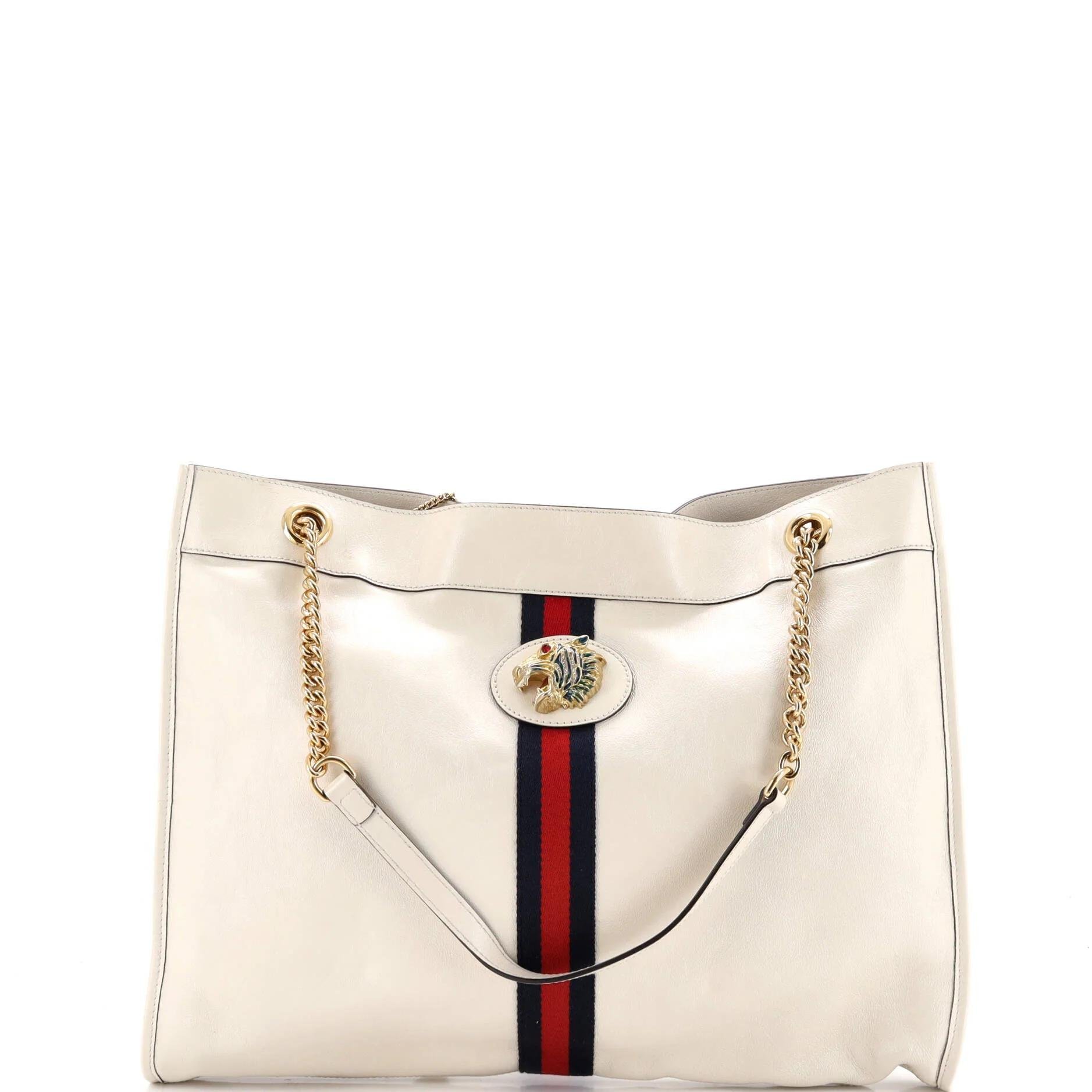 Leather tote
