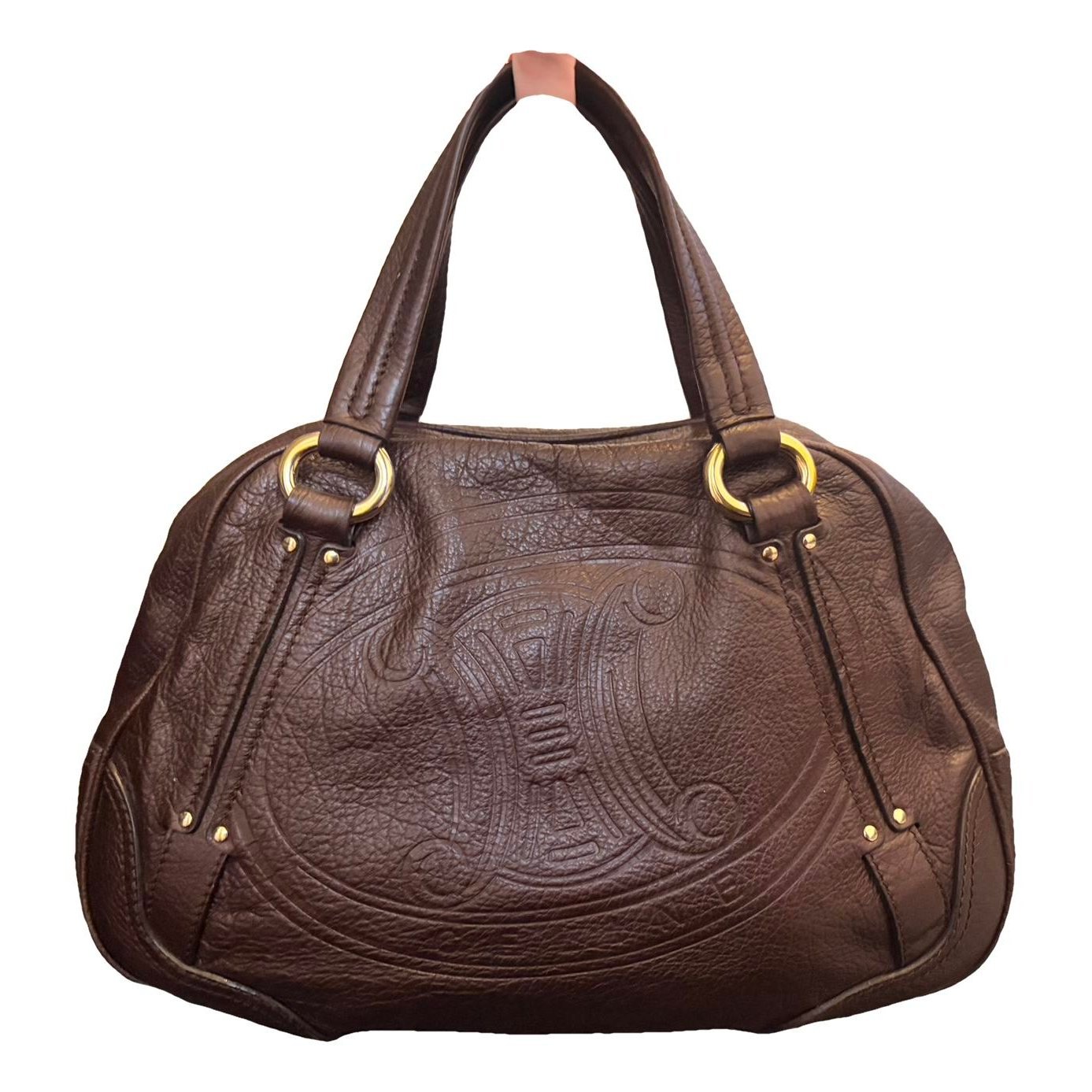 Leather bowling bag