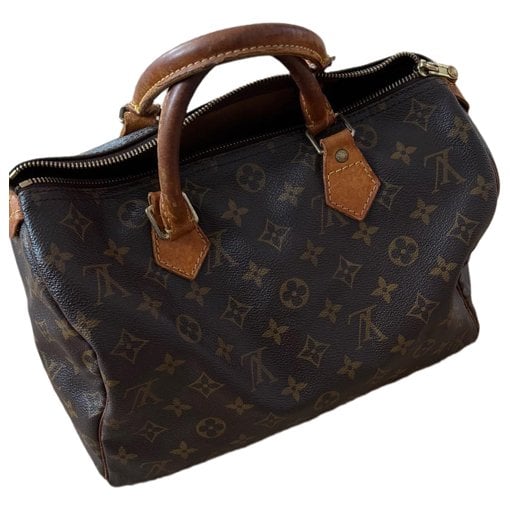 Speedy leather handbag