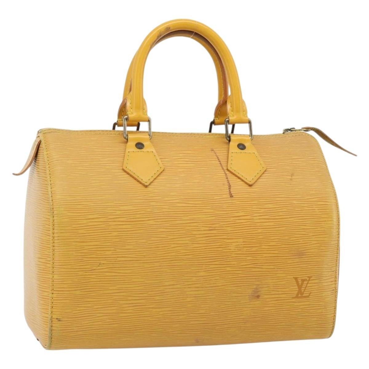 Speedy leather handbag