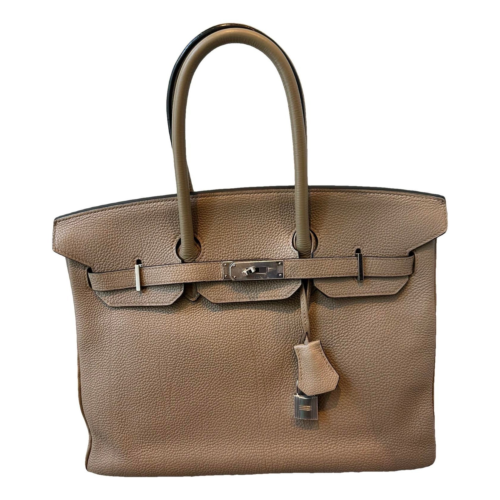 Birkin 35 leather handbag