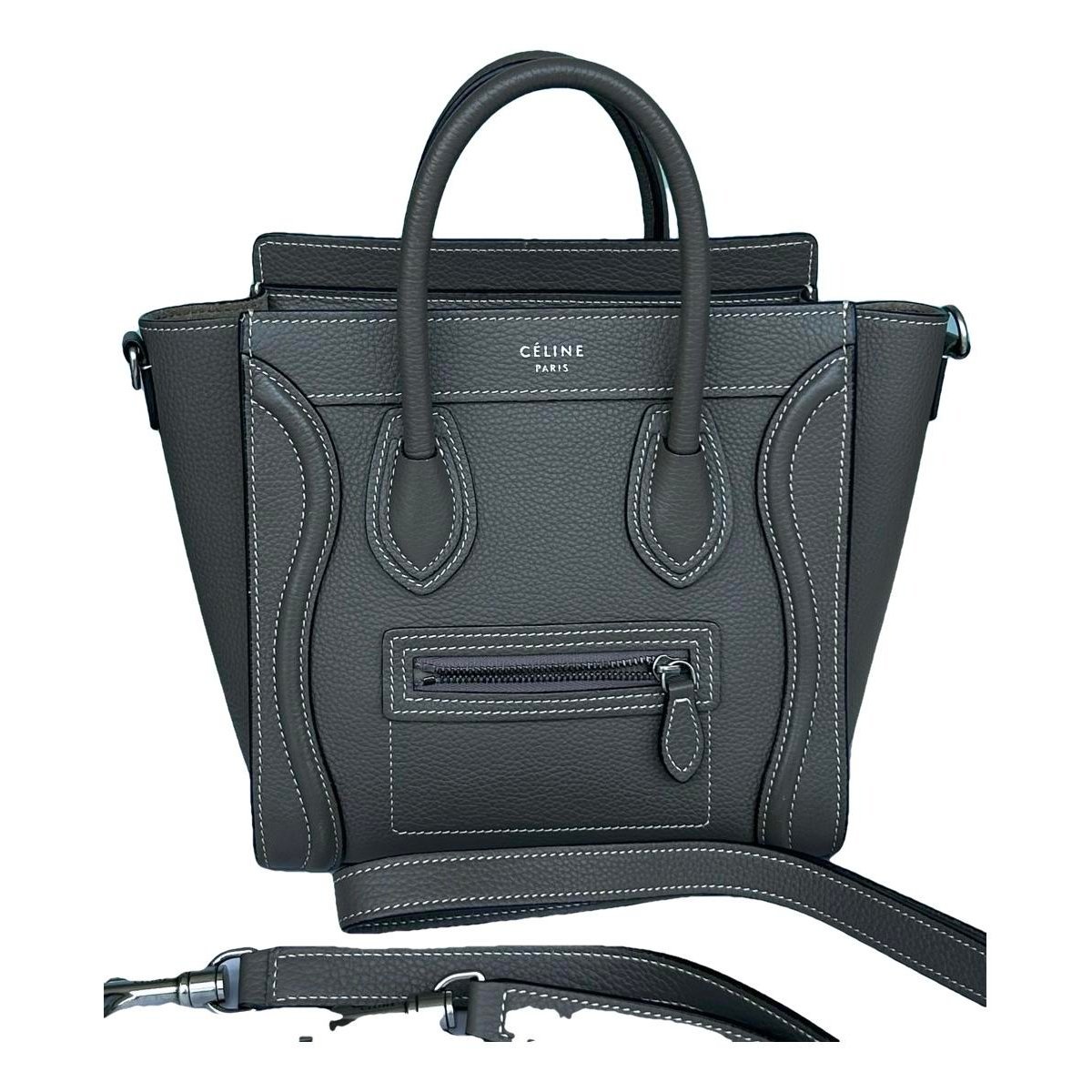 Nano Luggage leather handbag