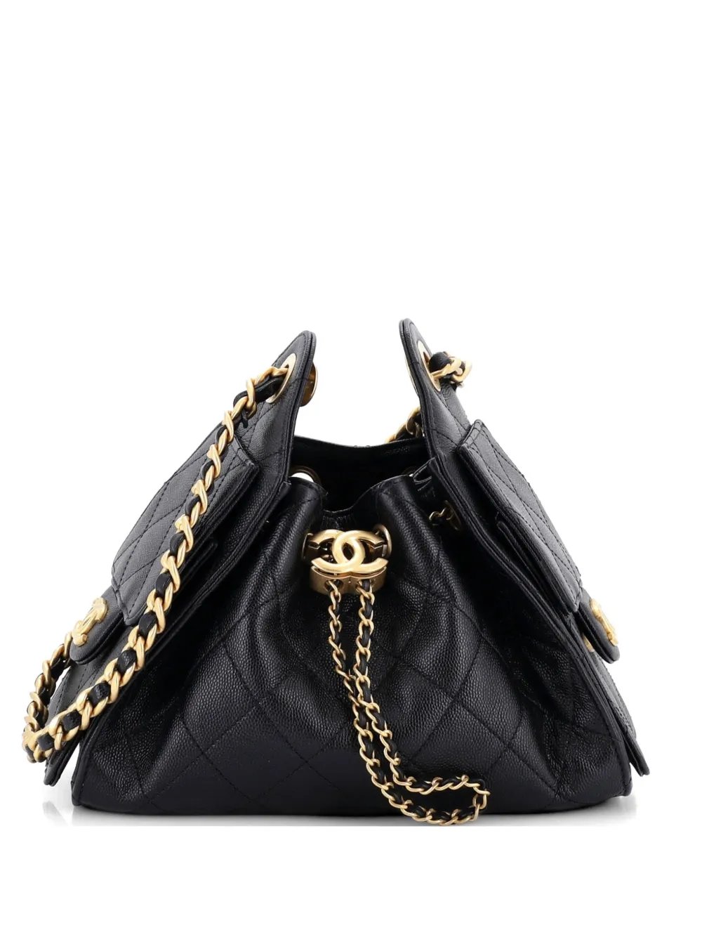 25 Quilted Caviar Mini hobo bag
