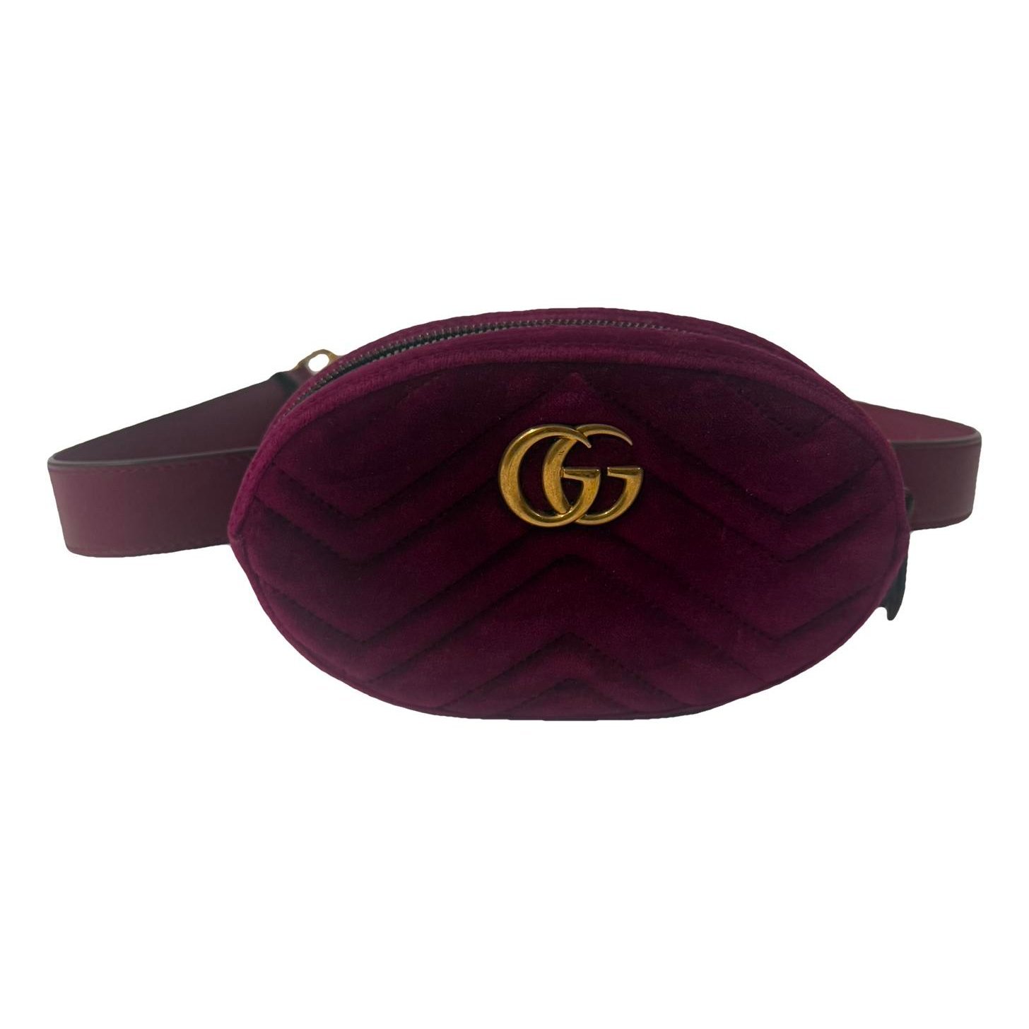 GG Marmont Accordion velvet bag