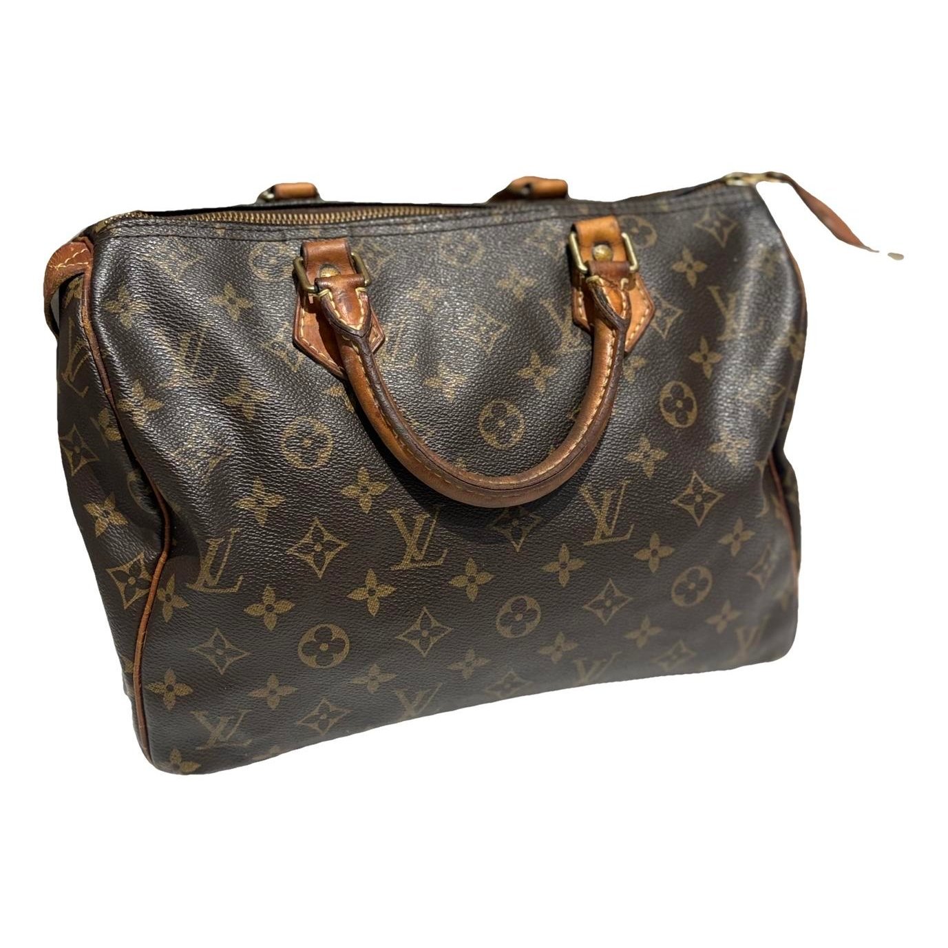 Speedy leather handbag