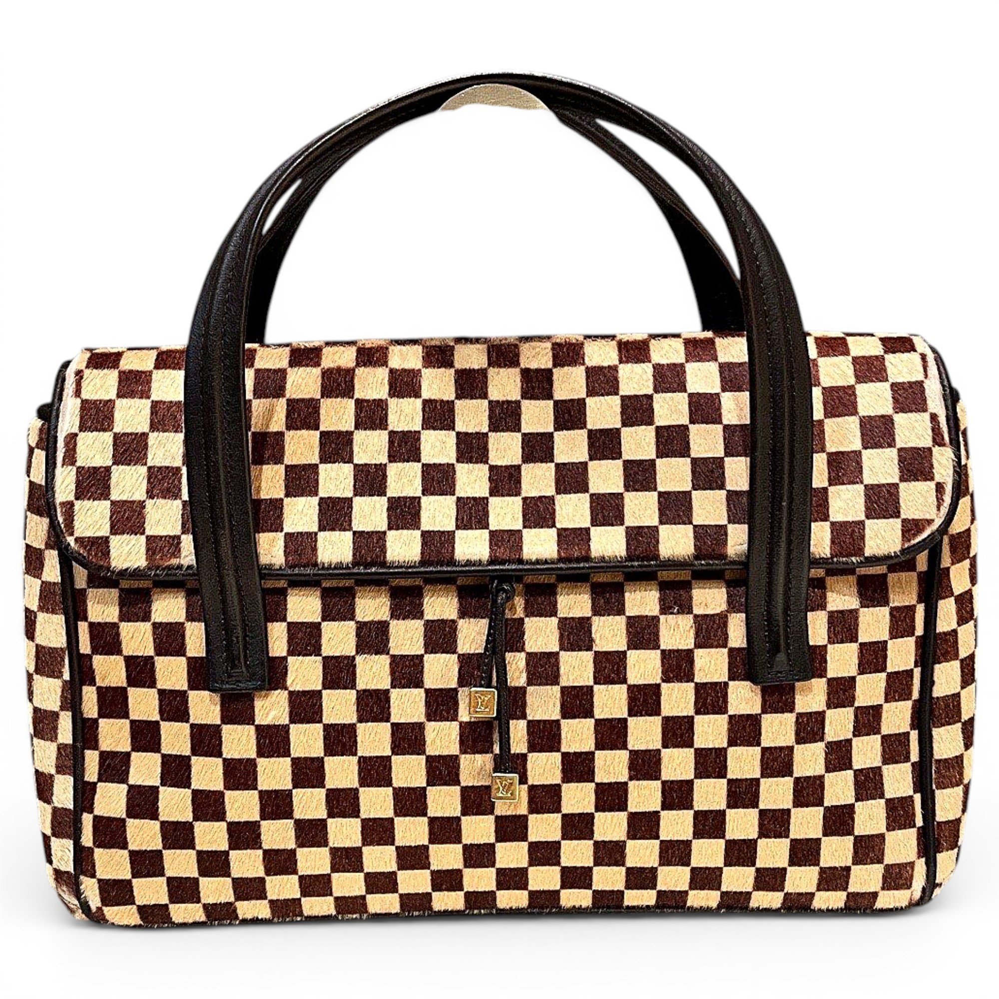Faux fur handbag