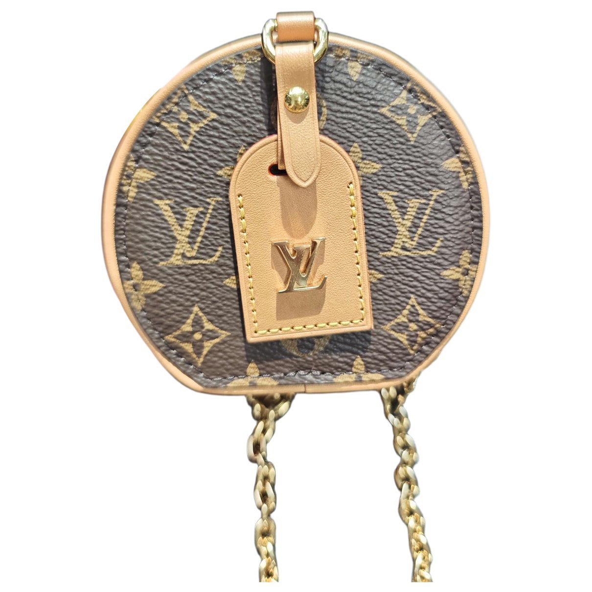 Boîte chapeau souple leather handbag