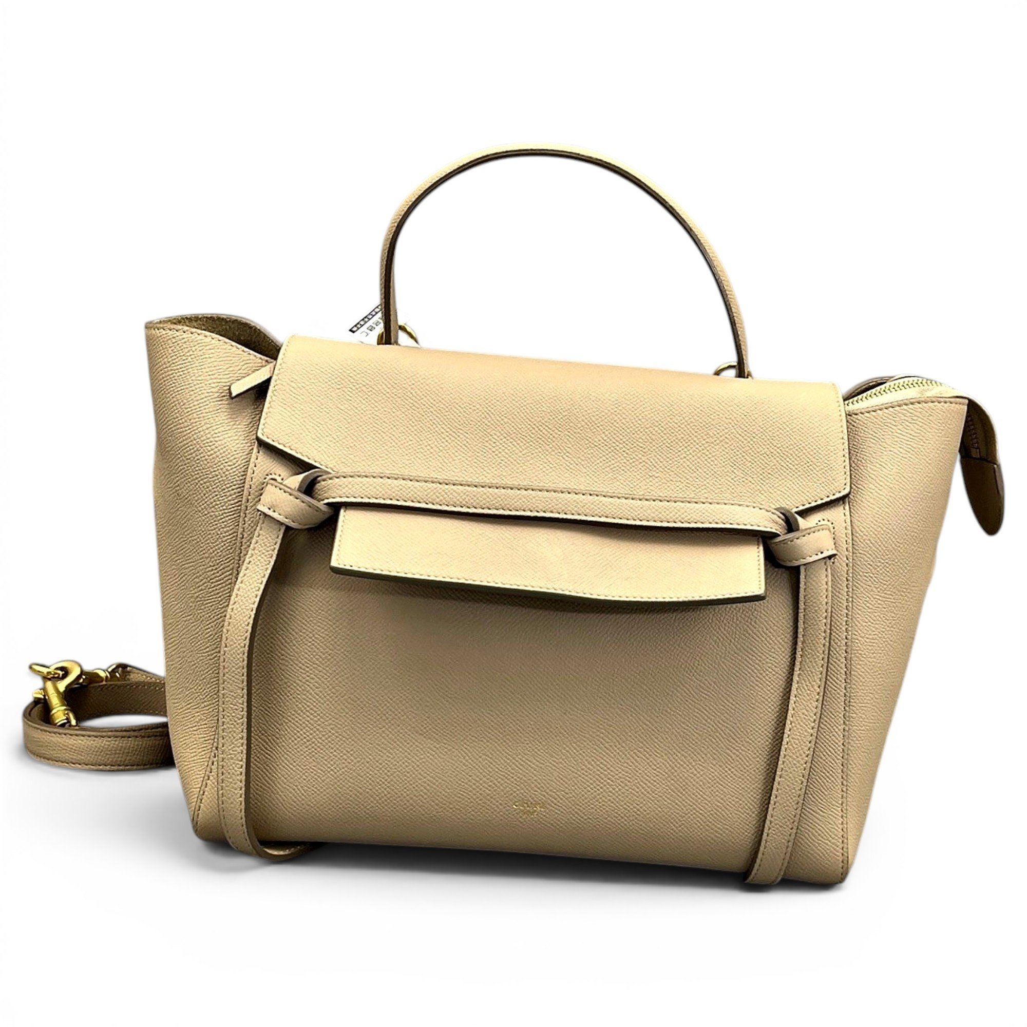 Belt leather handbag