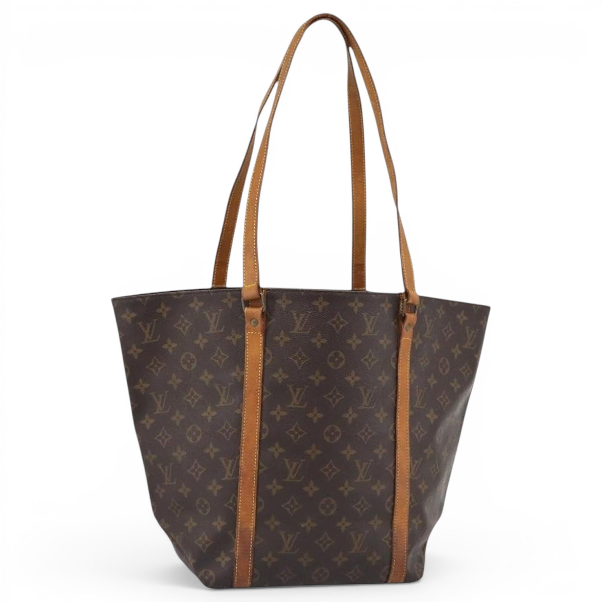 Shopping leather tote