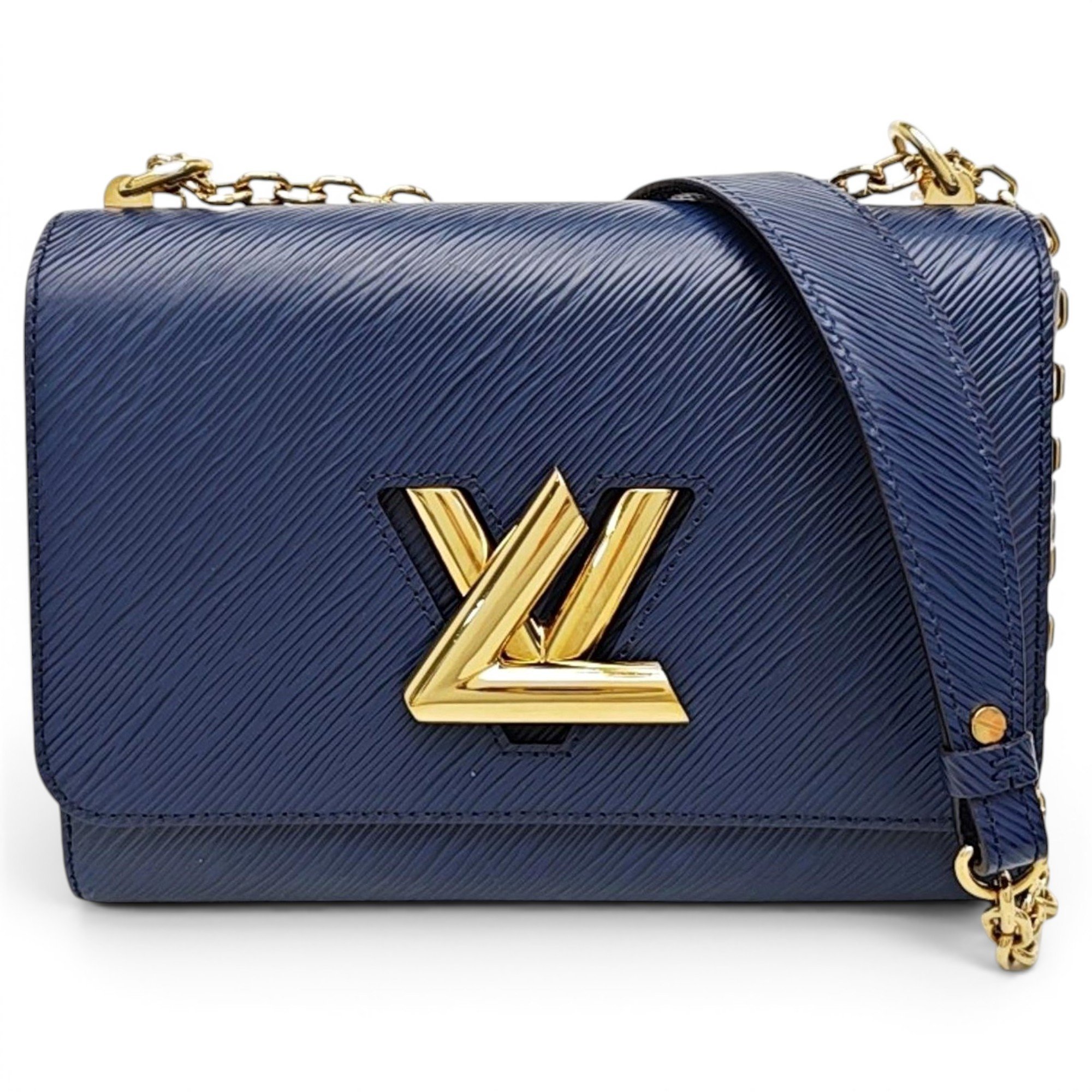 Twist leather crossbody bag