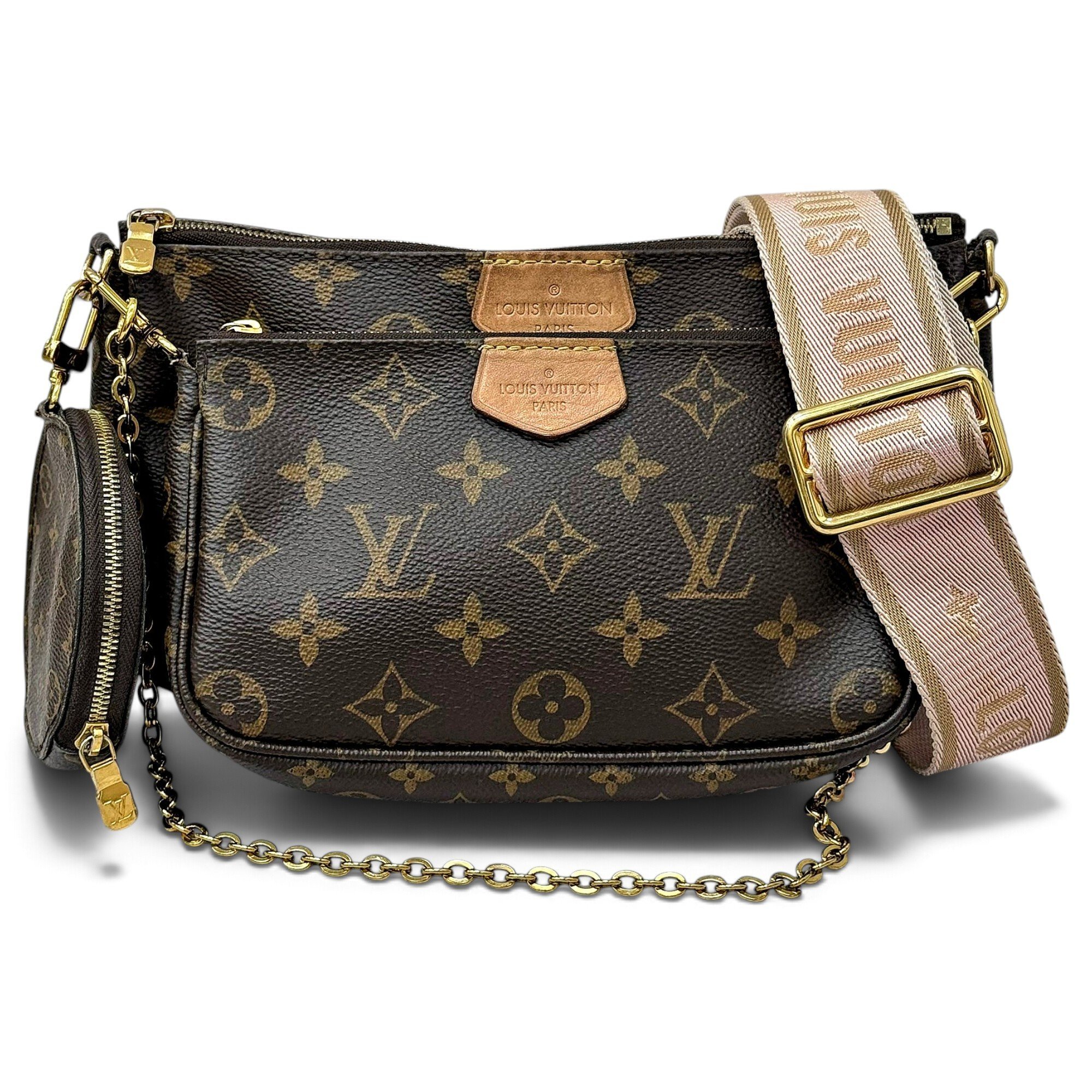 Multi Pochette Accessoires leather handbag