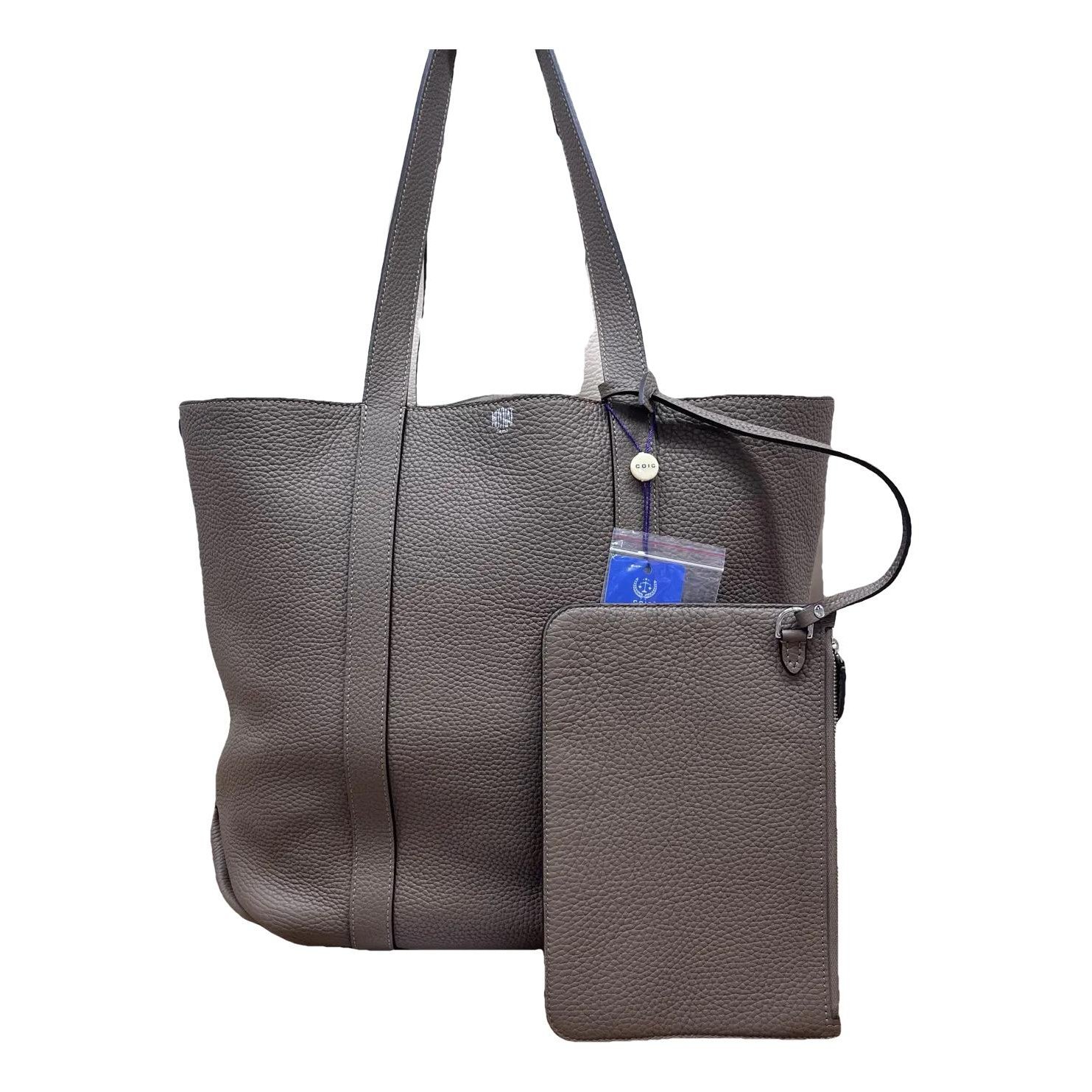 Quattro leather handbag