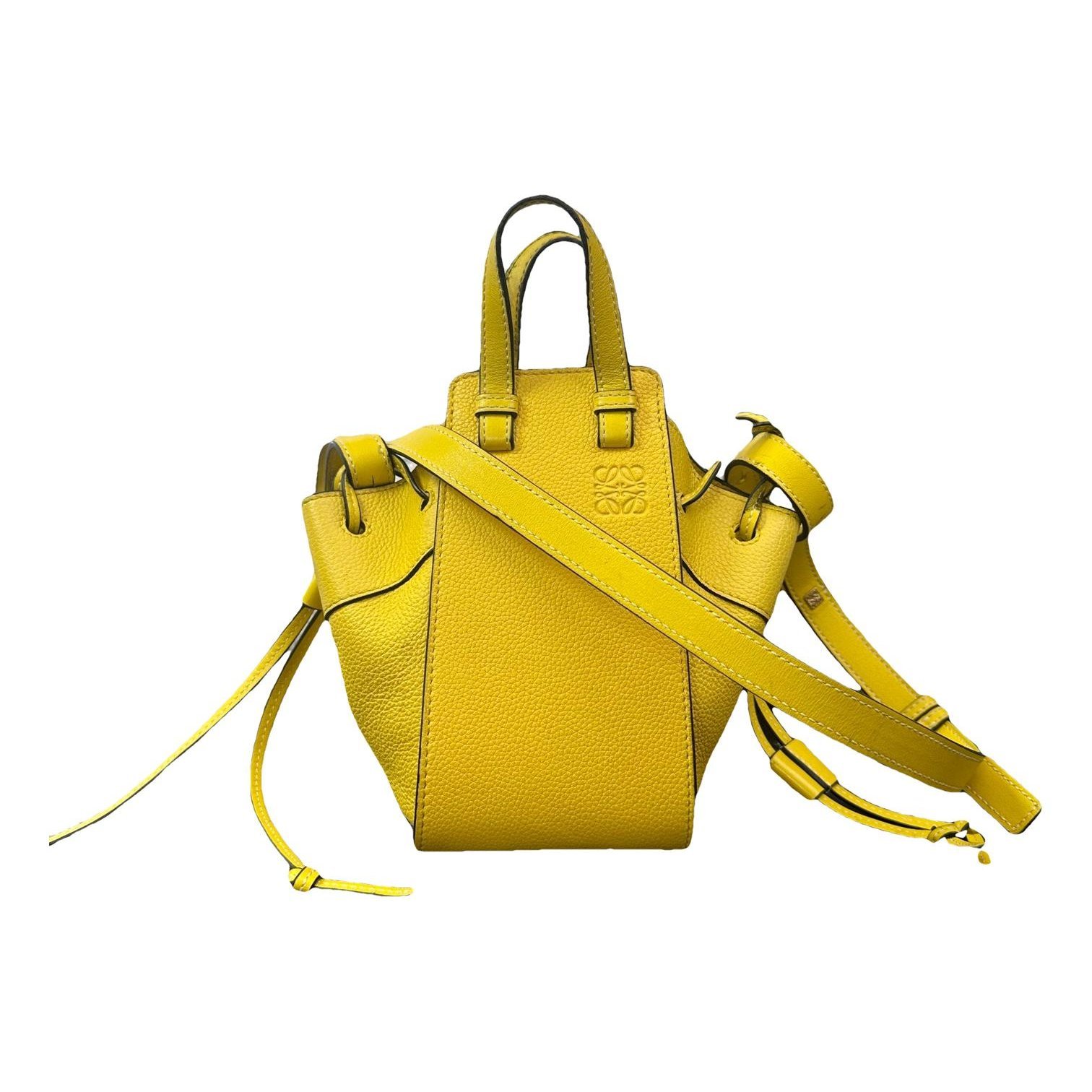 Hammock leather handbag