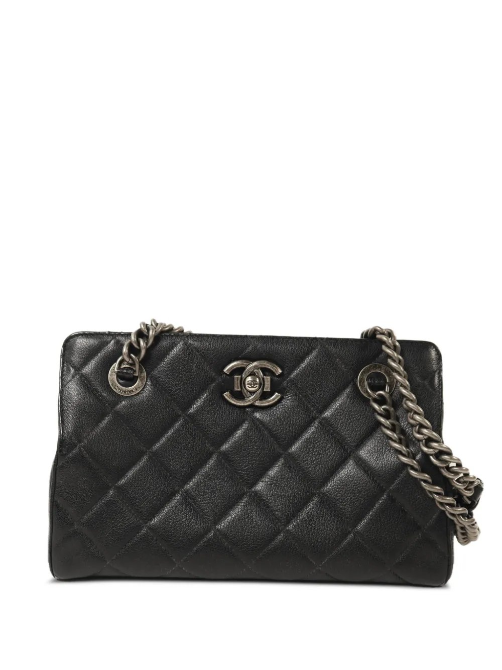 CC turn-lock quilted shoulder bag