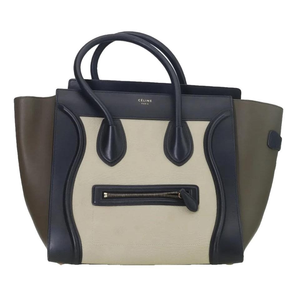 Luggage leather handbag