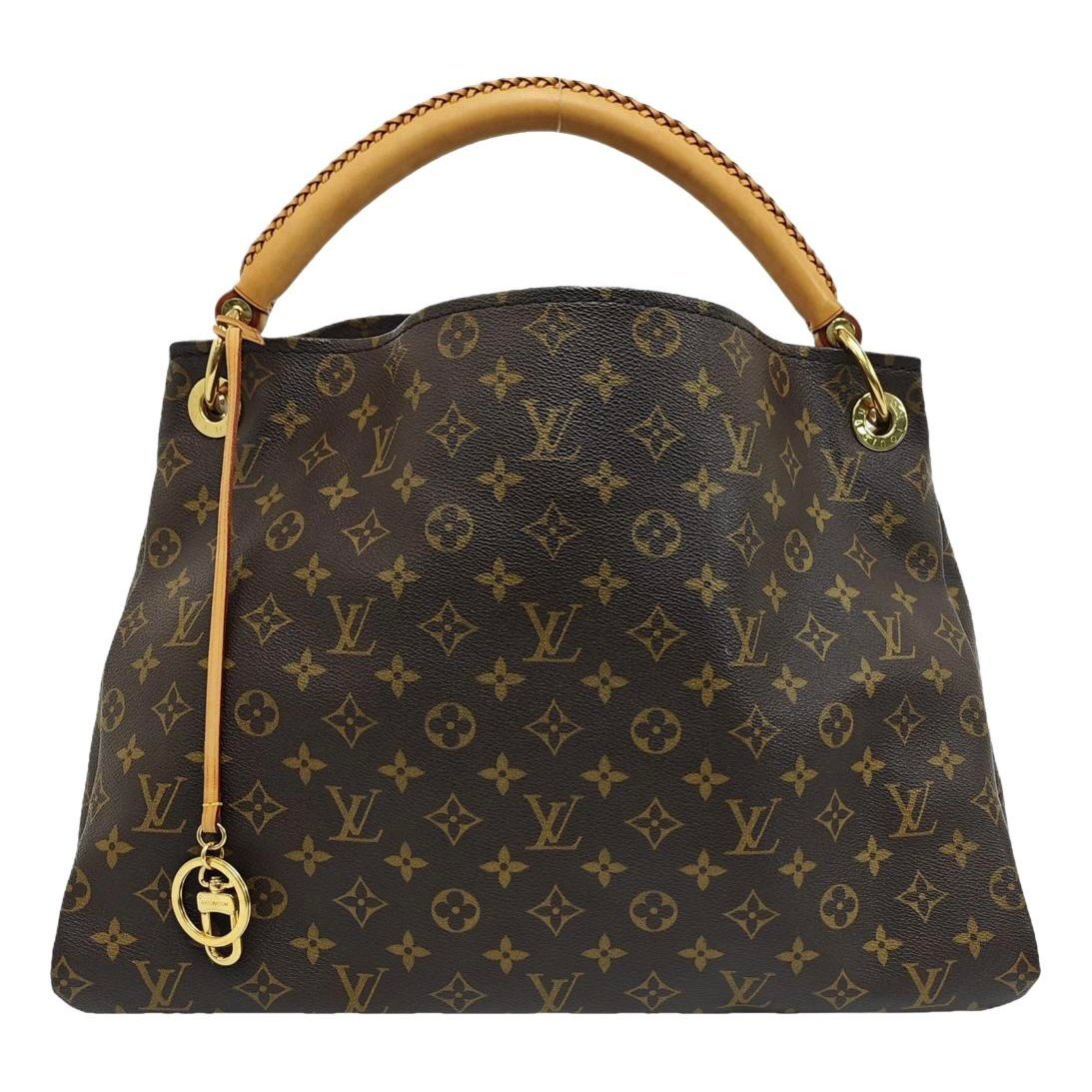Artsy leather handbag