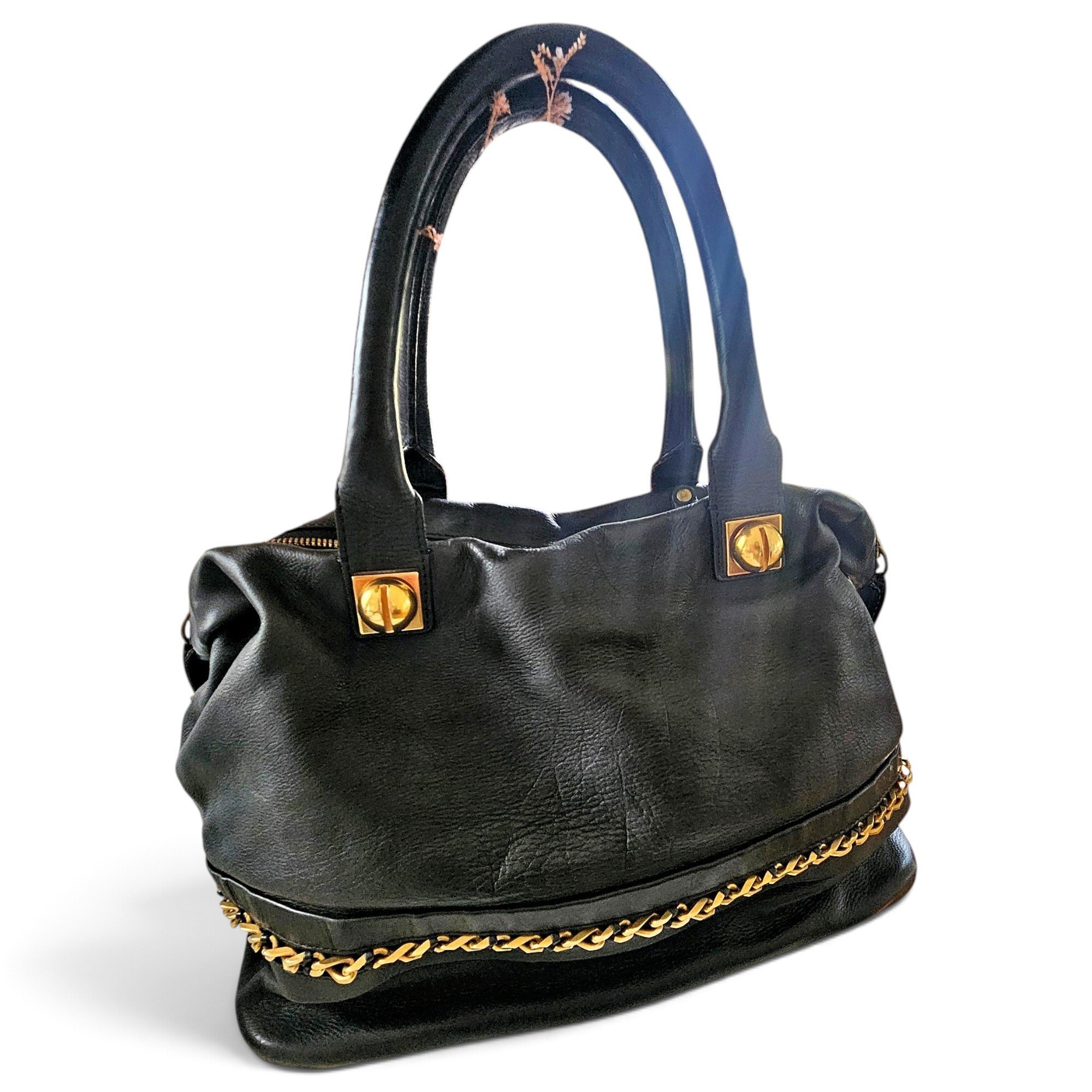Leather handbag