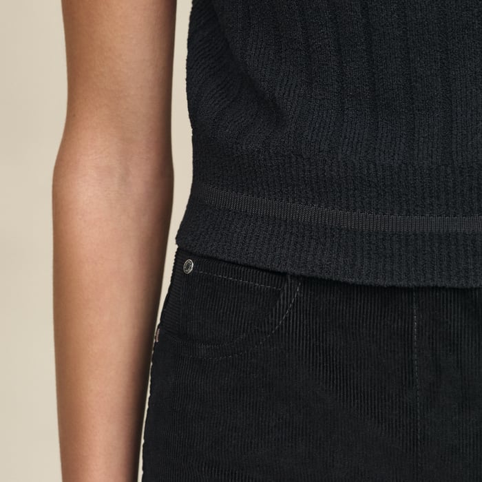 Noir Short-sleeve Sweater