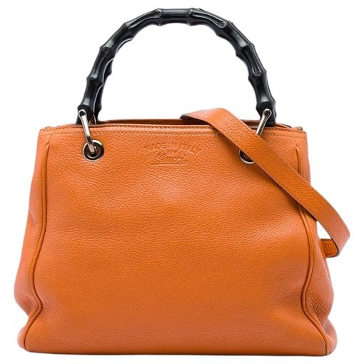 Bamboo leather satchel