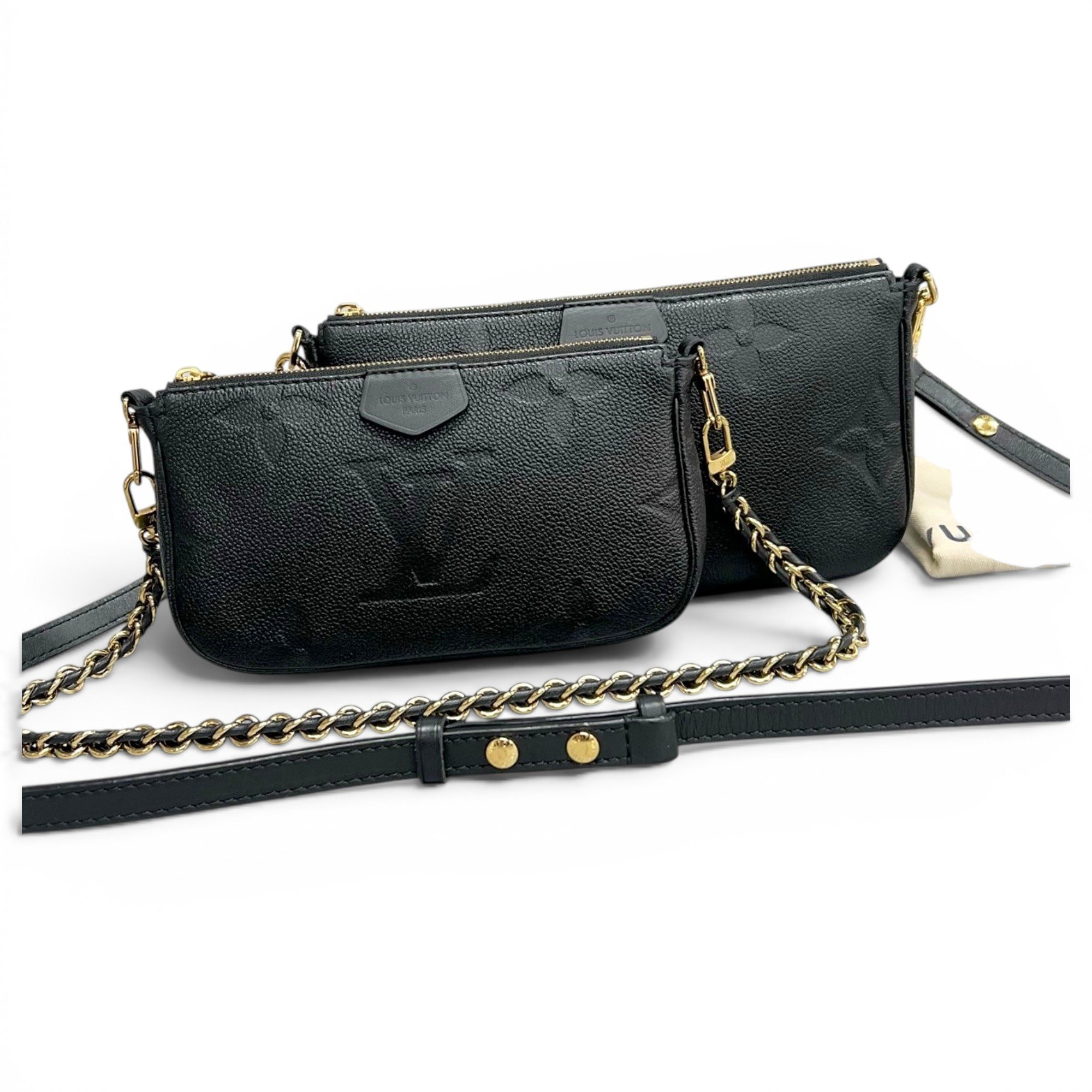 Multi Pochette Accessoires leather handbag