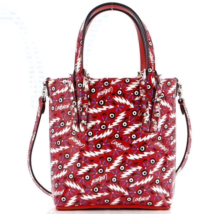 Christian Louboutin Cabata Tote Printed Patent Mini