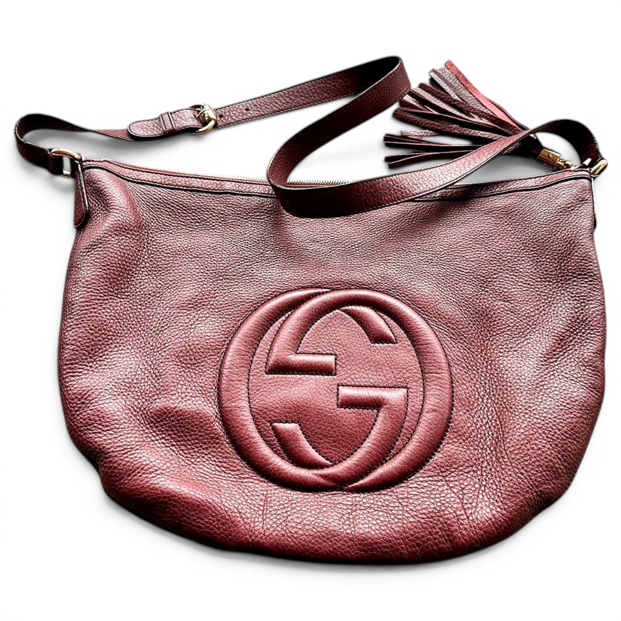 Leather handbag