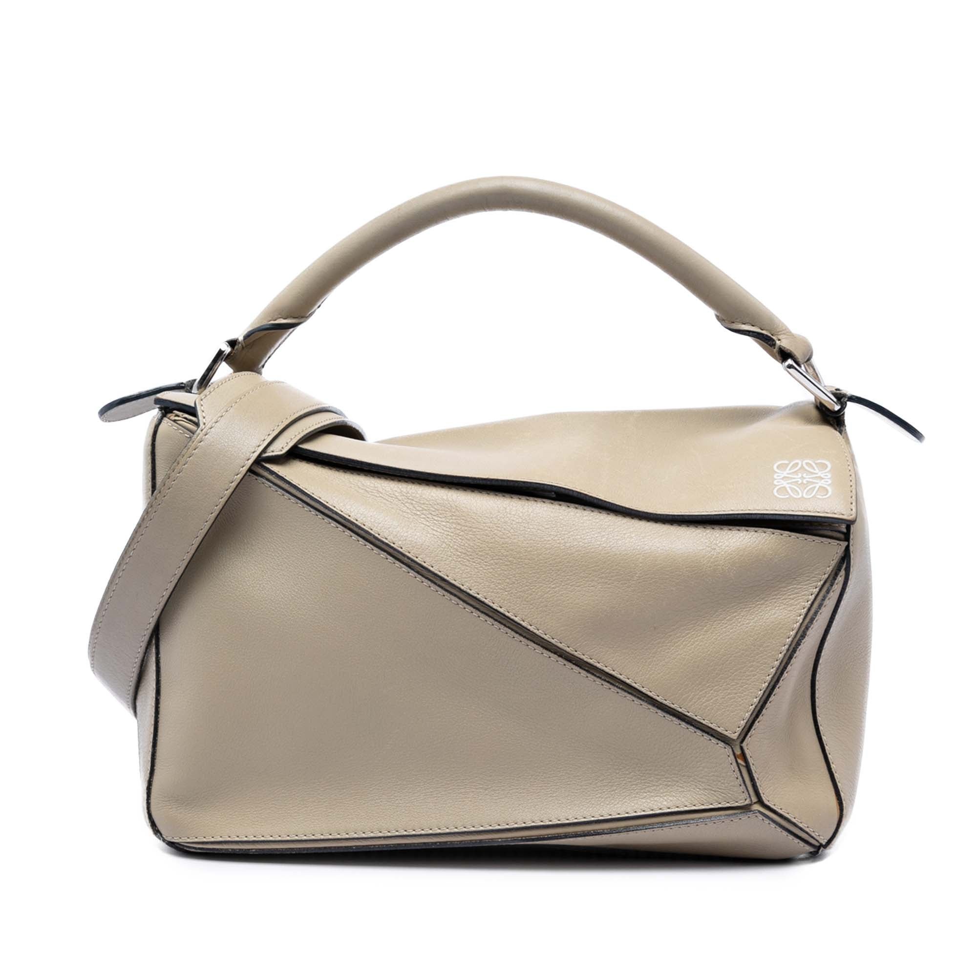 Puzzle pony-style calfskin handbag