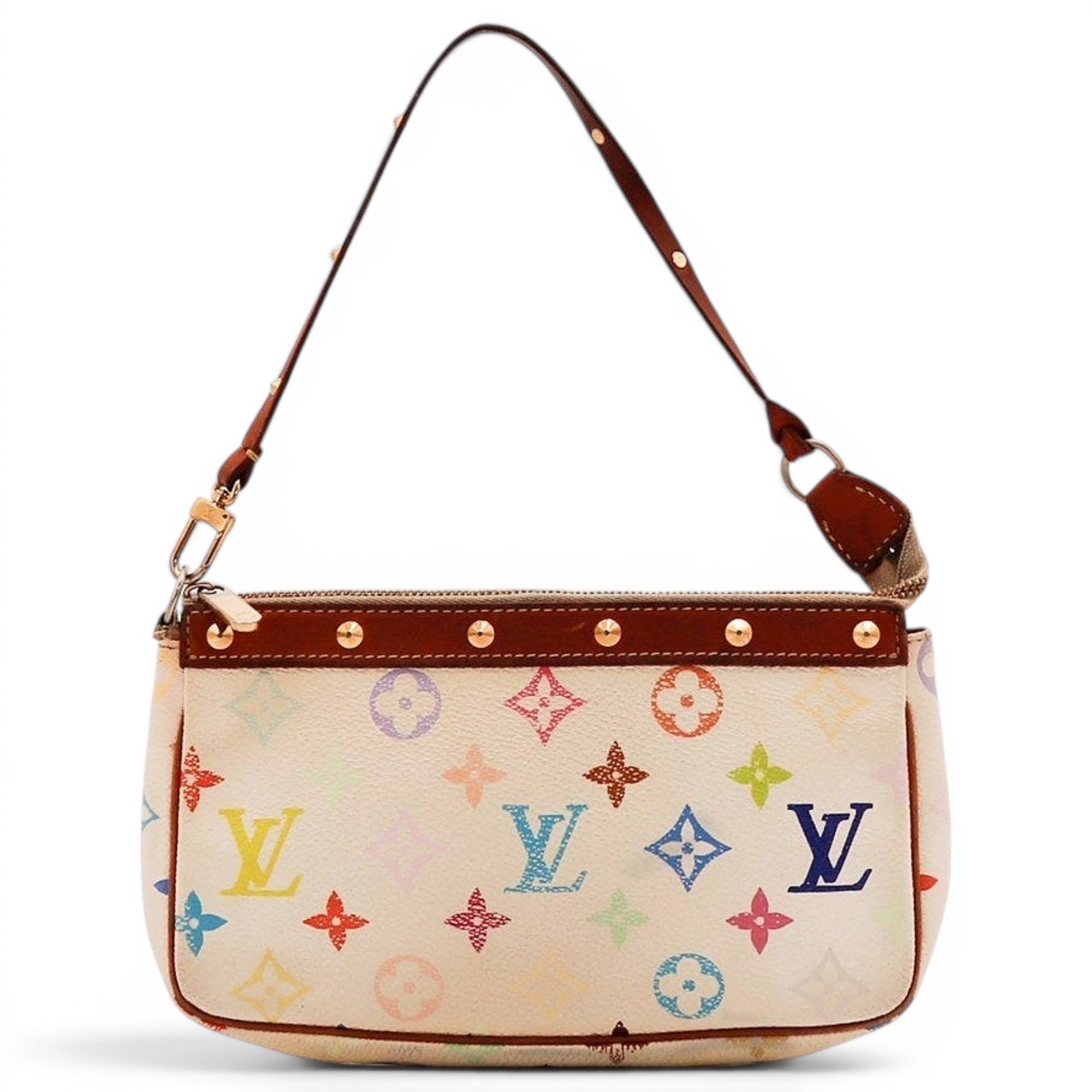 Pochette Accessoire leather handbag